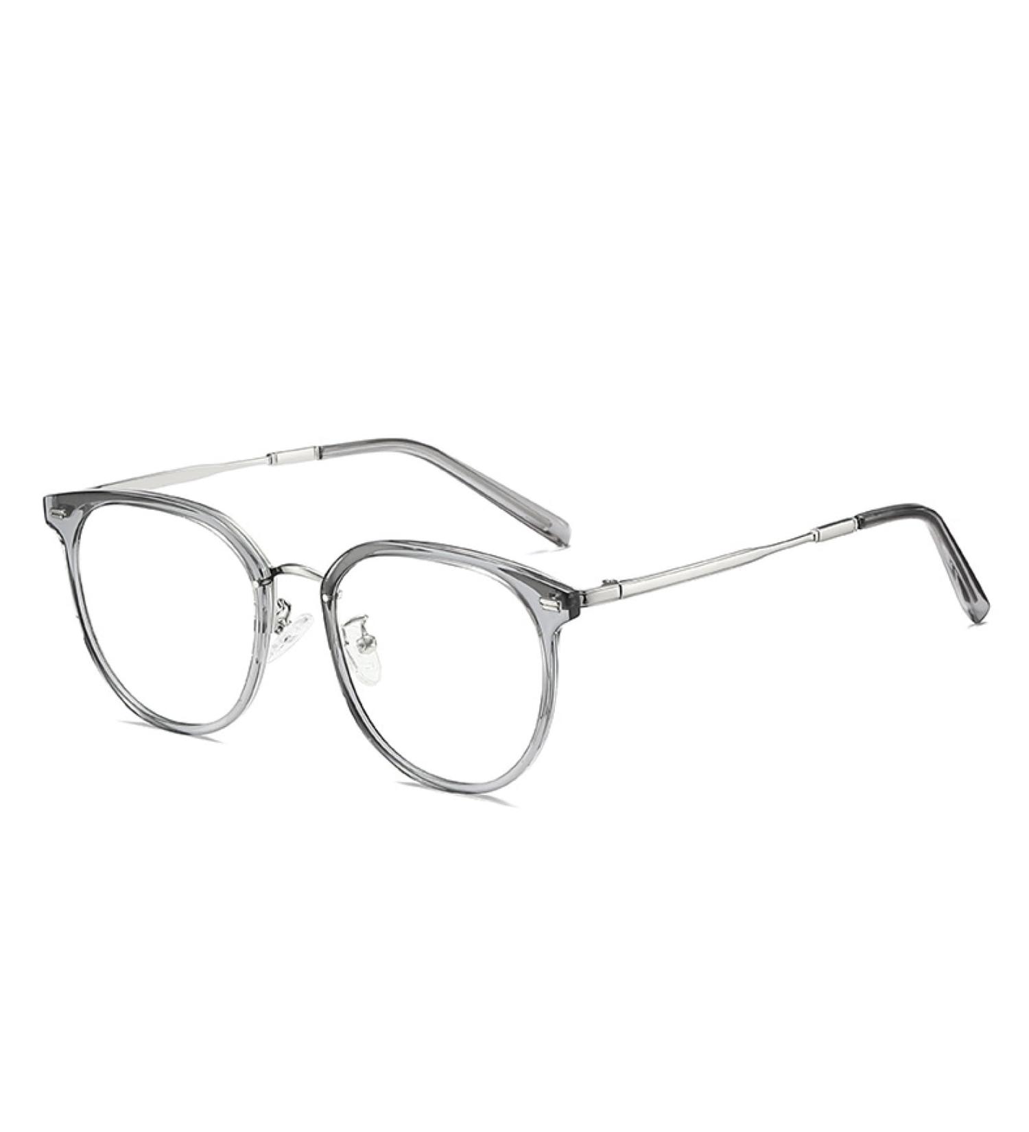 SERONI Round TR90 Blue Light Blocking Glasses for Men & Women | Anti UV Ray Computer & Reading Glasses in Green-Rose Gold - 52mm - Buy Online on GoSupps.com