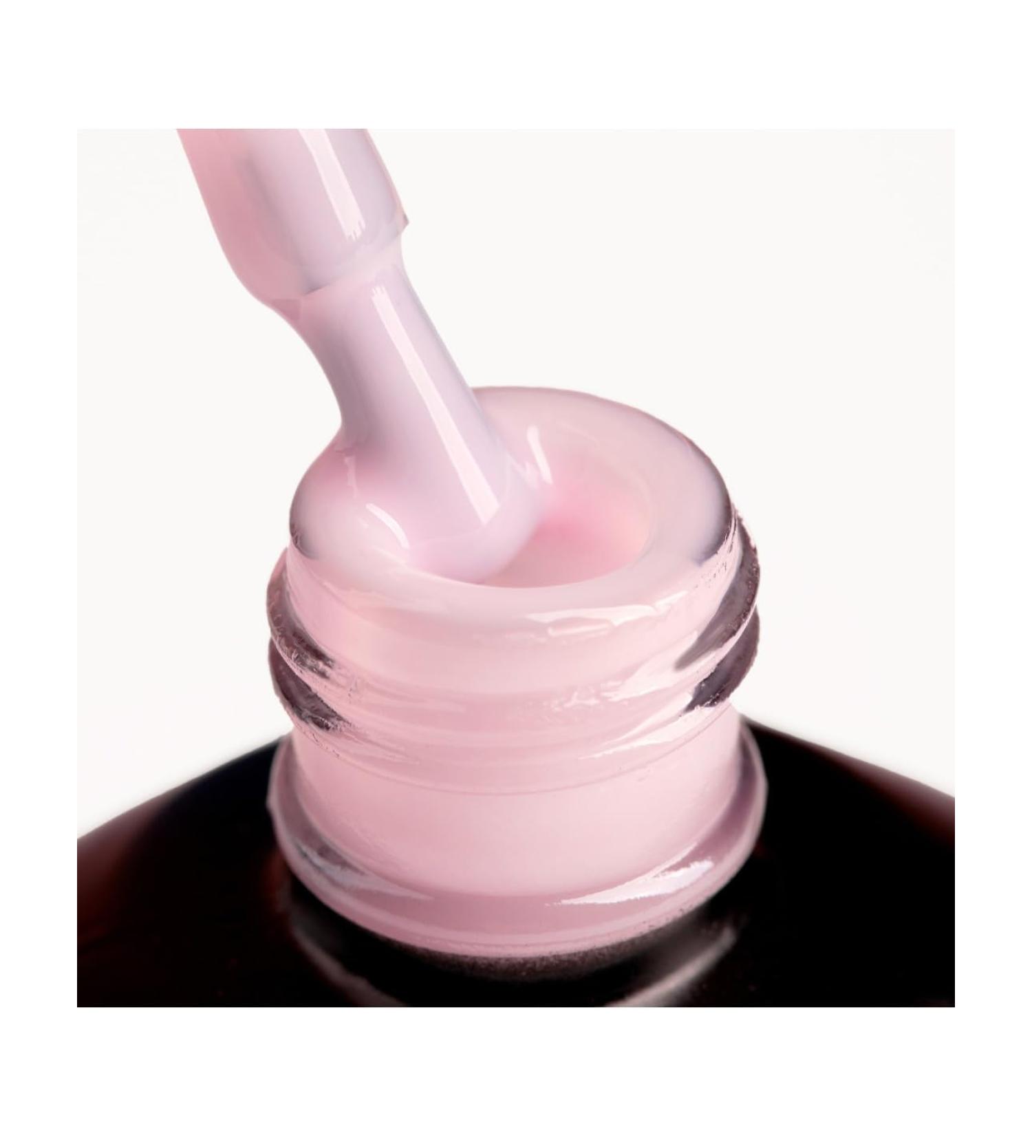 SPN Nails Professional Candy Floss Builder Bottle Cream Gel Nail Polish 10ml- Builder Gels for Nails Extension - Creamy Milky Very Light Pink Shade - Salon-Lasting Manicure LED/UV Lamp Curable - Buy Online on GoSupps.com