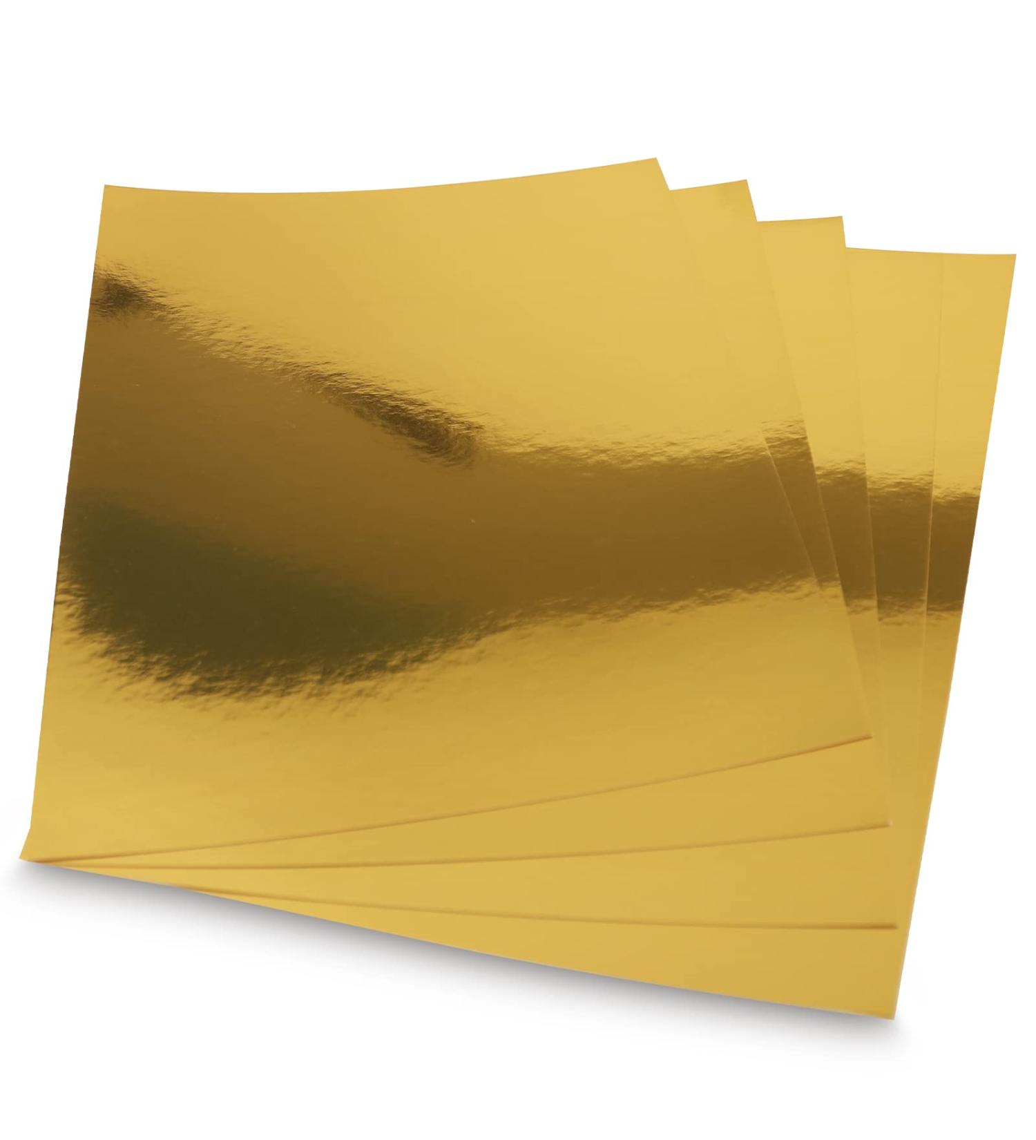 Gold Metallic Paper Sheets 60 Pack Golden Foil Mirror CardStock Shimmering Paper For Decorative Weddings & Birthdays Invitations Cardmaking & Paper Crafts Size 8.5 x 11 - Buy Online on GoSupps.com