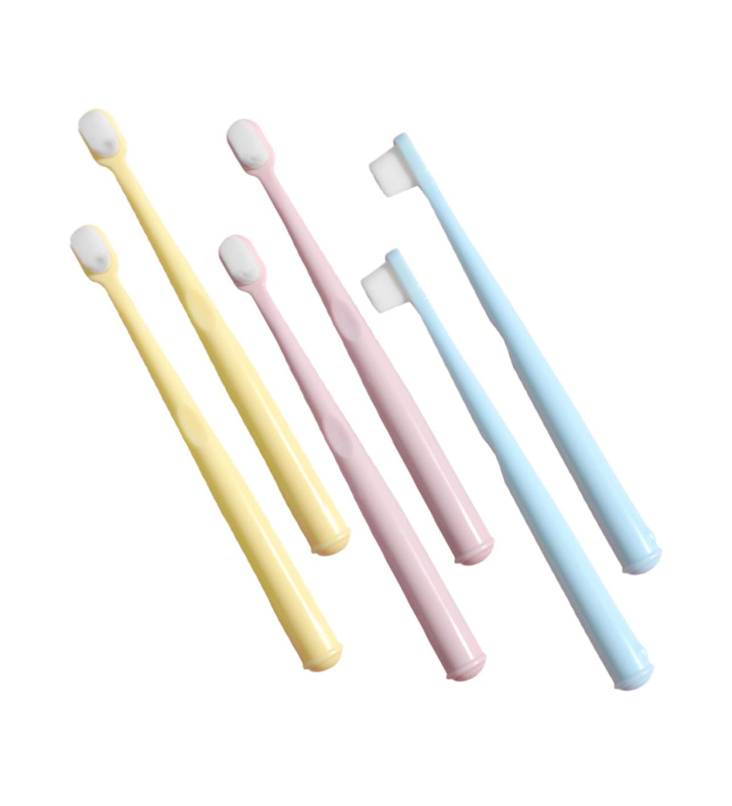 Hapinary 6-Pack Kids Travel Toothbrush Set - Ergonomic Soft Bristles Lightweight Manual Toothbrushes for Healthy Gums - Perfect for On-the-Go Oral Care - Buy Online on GoSupps.com
