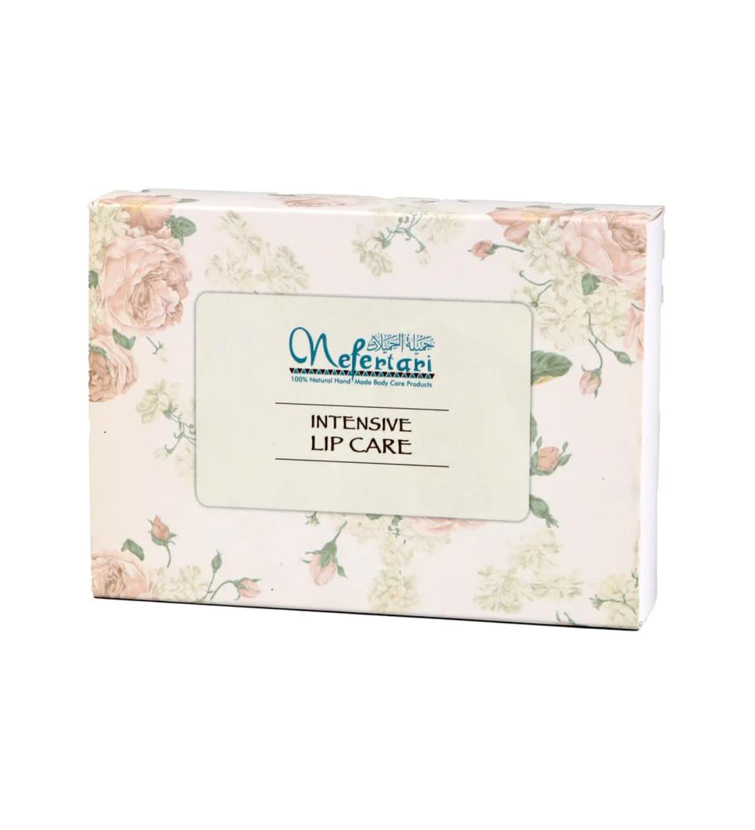 Nefertari Lip Care Kit Lip scrub: To remove dead skin from the lips and moisturizes it. Lip balm: A natural moisturizer to keep your lips moisturized all the time.