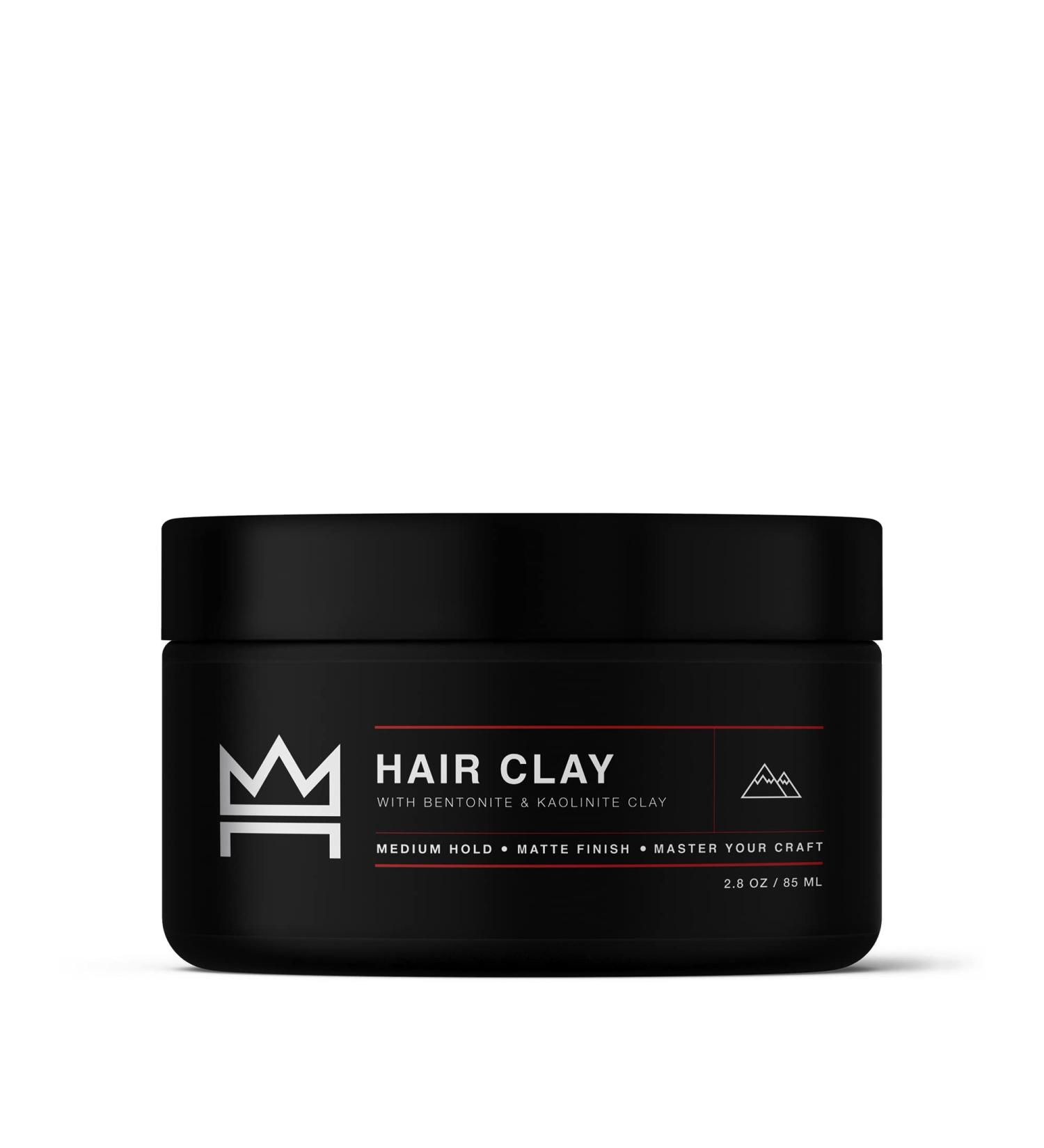 Hair Craft Co. Clay Pomade 2.8oz - Medium Hold Matte Finish - Stylist Approved for Textured, Thickened & Modern Styles - Unscented - Buy Online on GoSupps.com