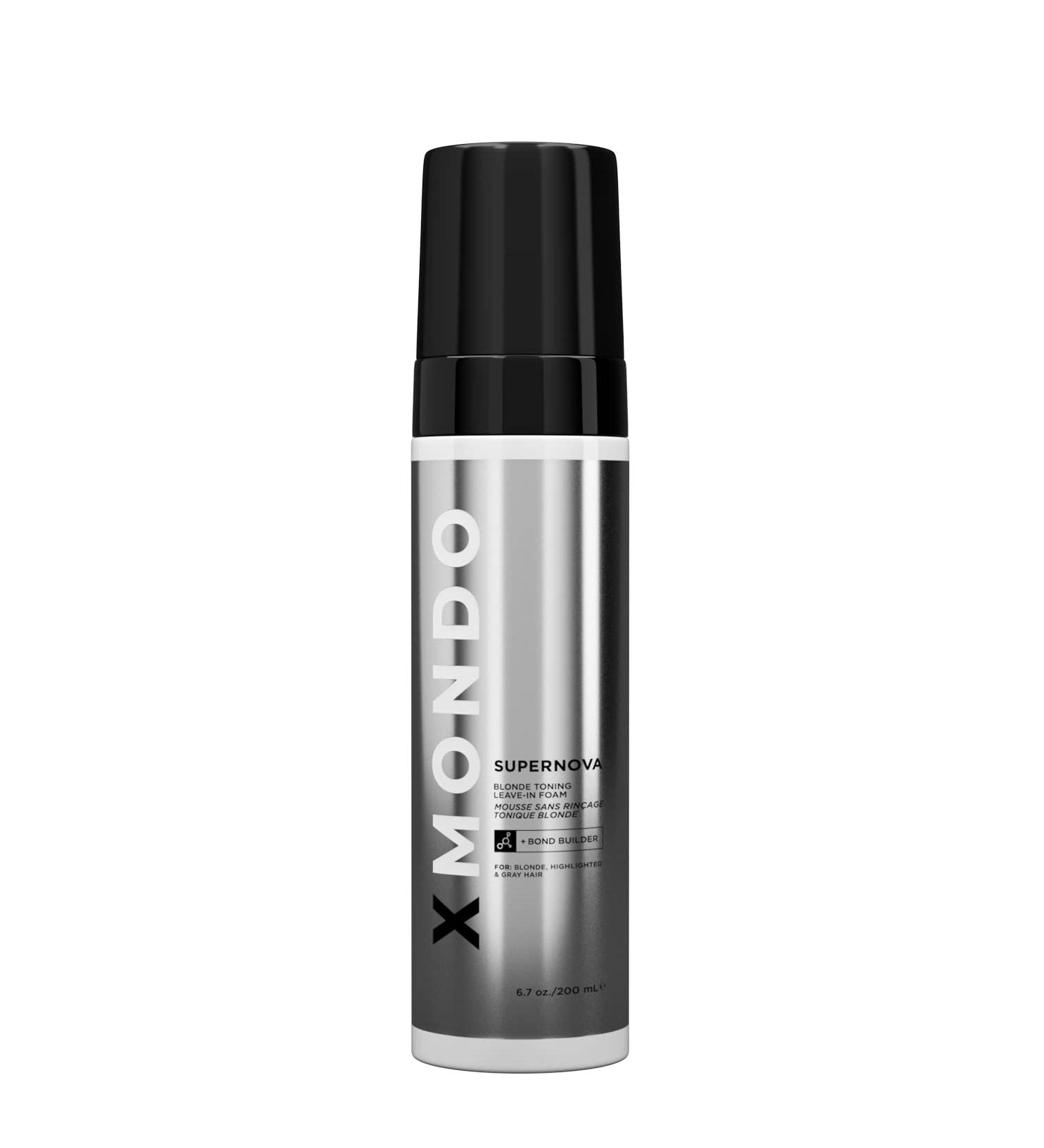 Supernova Blonde Toning Leave-In Foam | Vegan Formula Replenishes  Restores Hair with Jojoba oil & Bond Builder  Reduce Brassy  yellow tones on Blonde  Highlighted and Gray hair | 6.7 Fl Oz  Pack of 1 - Buy Online on GoSupps.com