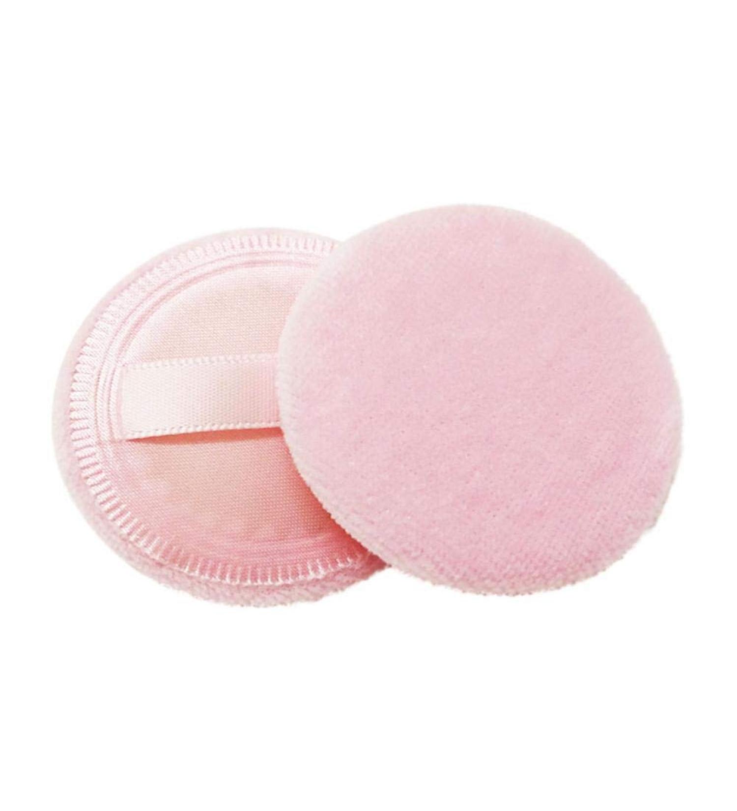 MWBLN Makeup sponge 8pcs Powder Puff Round Soft Cotton Loose Powder Puff Powder Sponge Air Cushion Puff Air Cushion Sponge for Girls Ladies Women 6x0.7cm