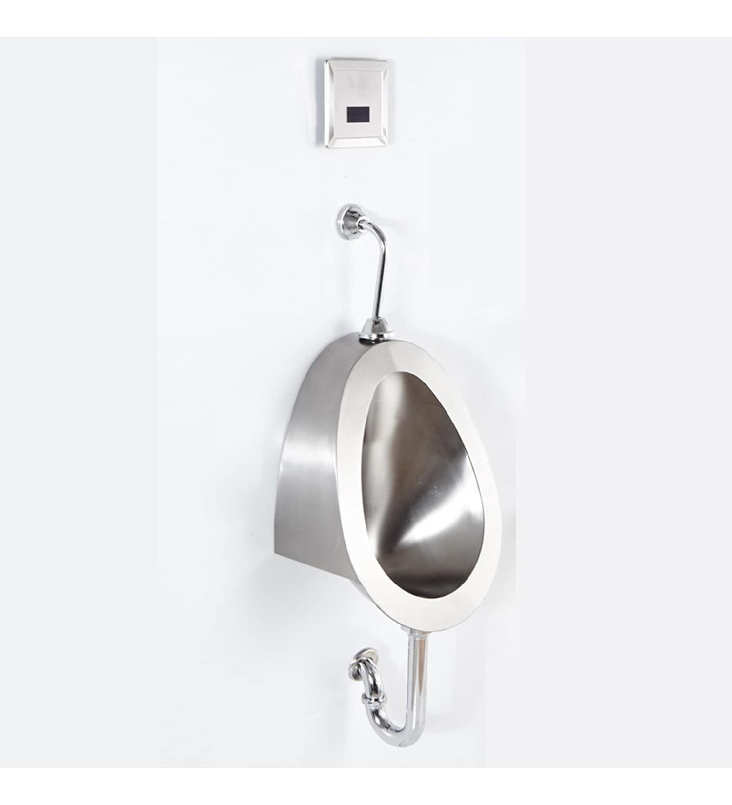 304 Stainless Steel Urinal Urinal Wall-Mounted Male Urinal Public Toilet Urinal Small Vertical Toilet Suitable for Home Hotel School - Buy Online on GoSupps.com