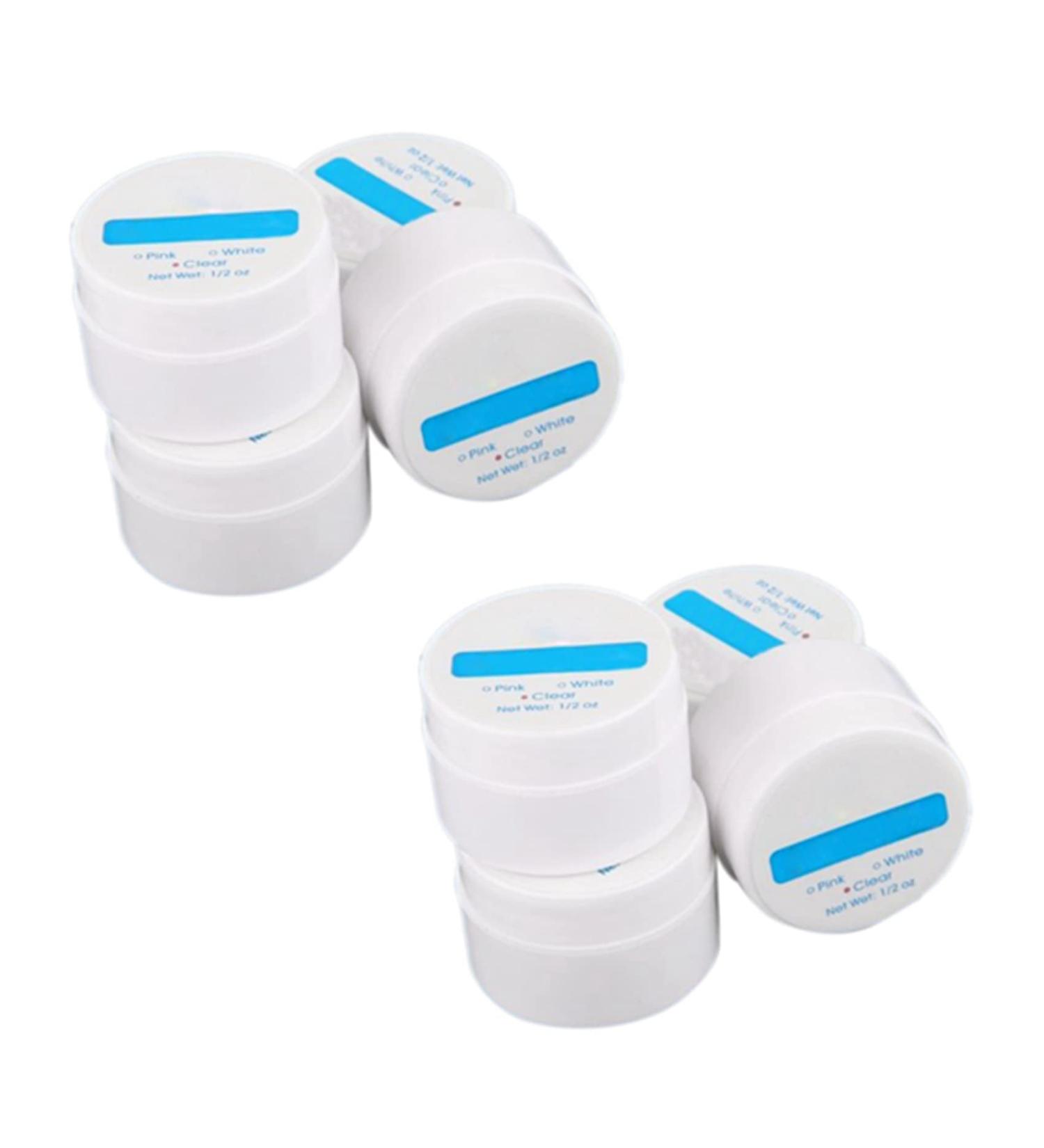 IGUATU 8x Mixed Color Builder Gel Acrylic Nail Art Tips Decoration - Buy Online on GoSupps.com