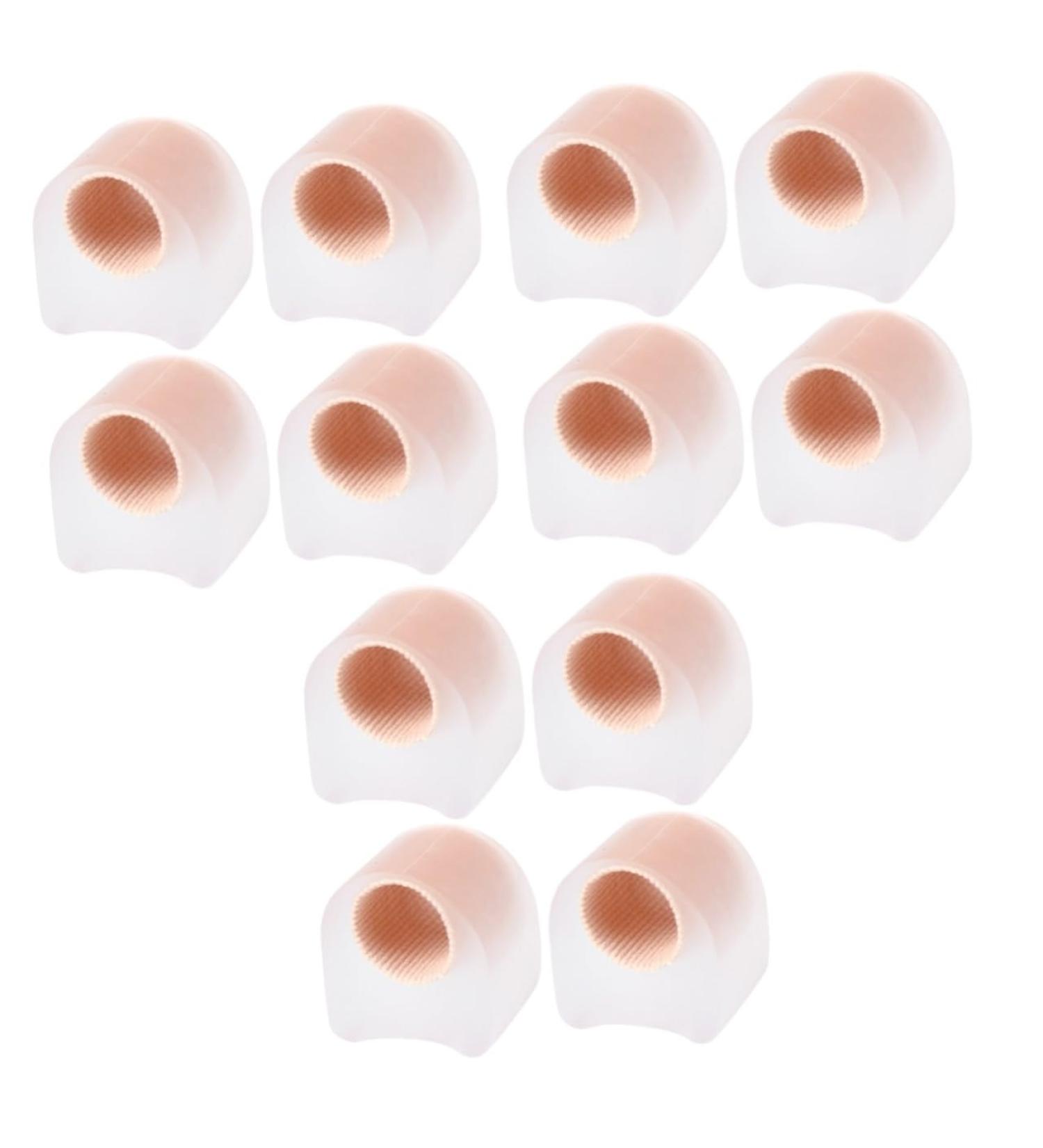 Bunion Toe Separators - 6 Pairs Foot Protectors for Men - Big Toe Splint Dividers - Thumb Gel Separator - Multipurpose Tool (As Shown) - 2.7x2.2cm - Buy Online on GoSupps.com