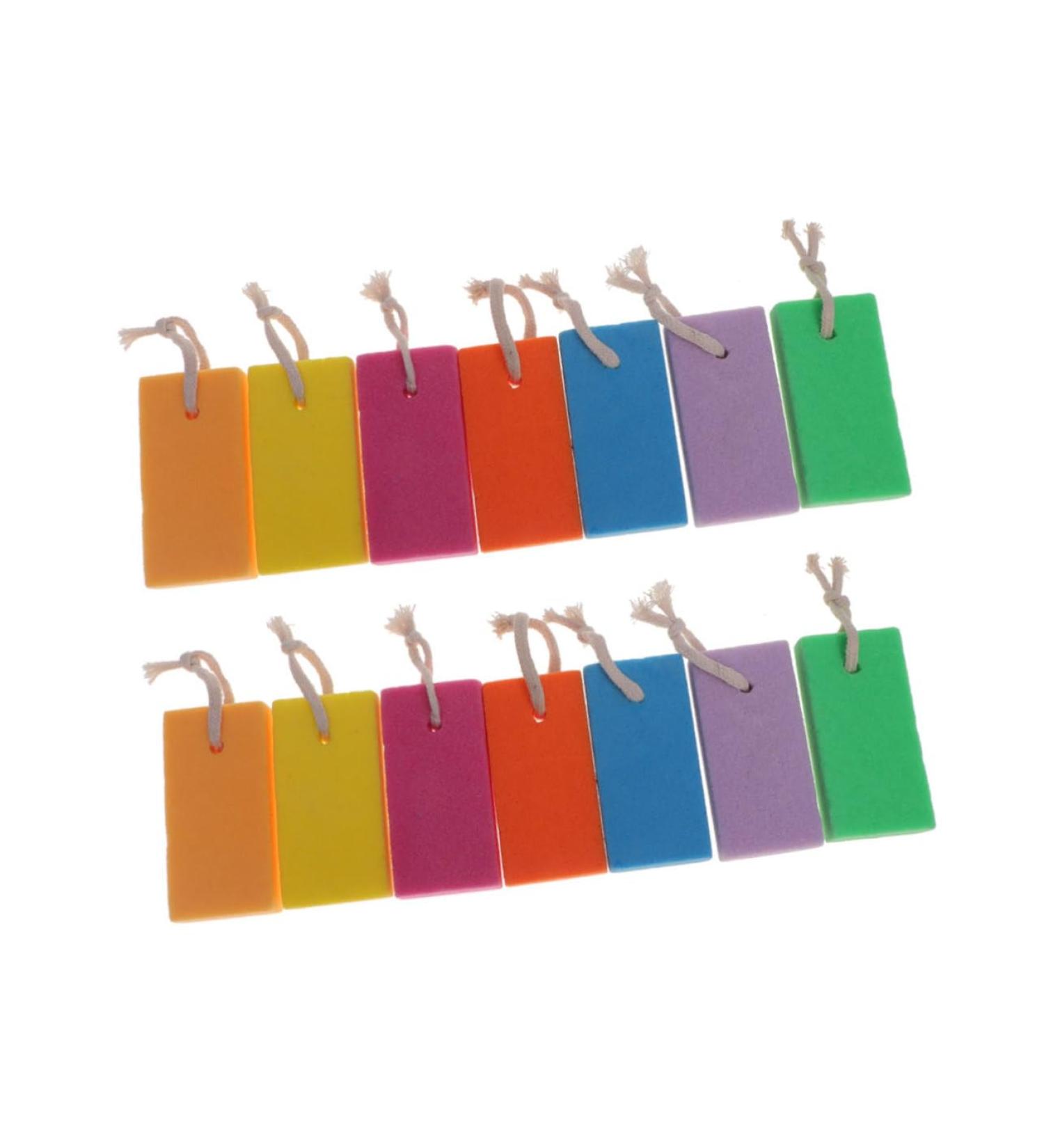 FRCOLOR 18 Piece Tool Pedicure Scrubber Pumice Stone Rubbing Exfoliating Stone Rubbing Dead Skin Remover Rubbing Stone Pedicure Pumice Stone Springboard Sponge Scrubber Pedicure Brush Feet - Buy Online on GoSupps.com