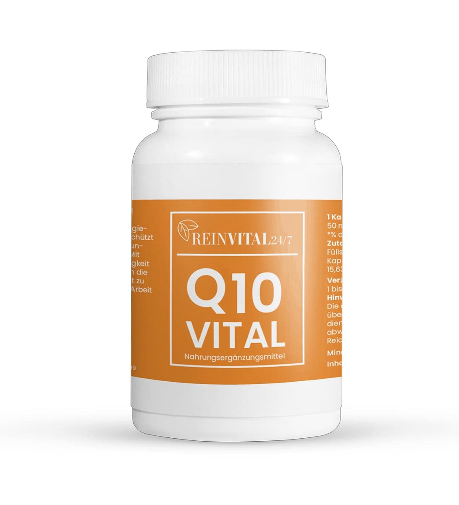 Q10 Vital - High Dose Vegan Coenzyme Q10 Capsules | 30 Capsules | Fast International Shipping - Buy Online on GoSupps.com