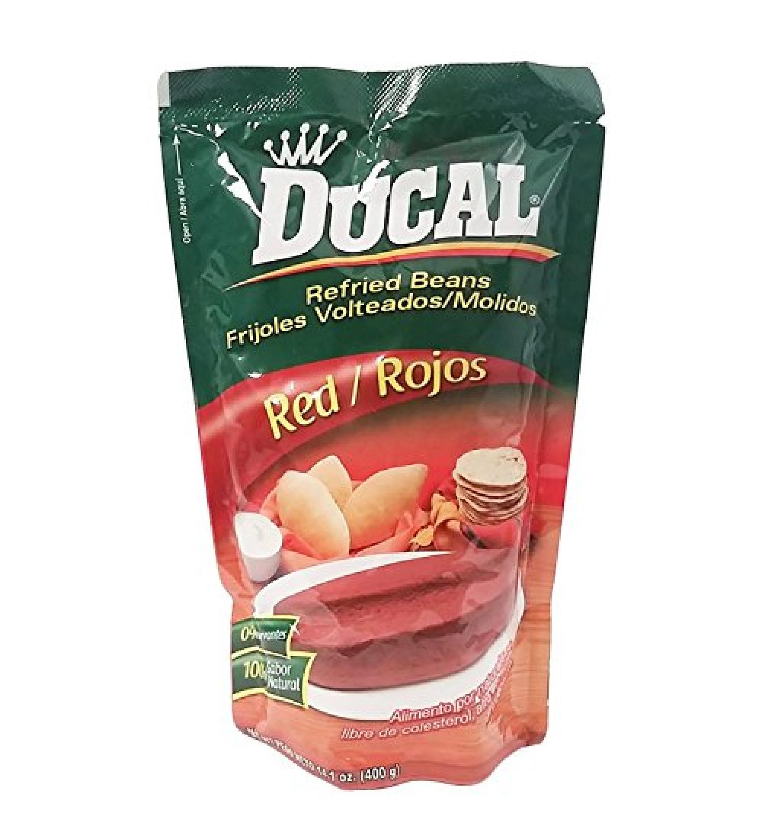 Ducal Refried Red Beans 14.1oz / 400grs Frijoles Rojos Volteados (3 Pack) 14.1 Ounce (Pack of 3) - Buy Online on GoSupps.com