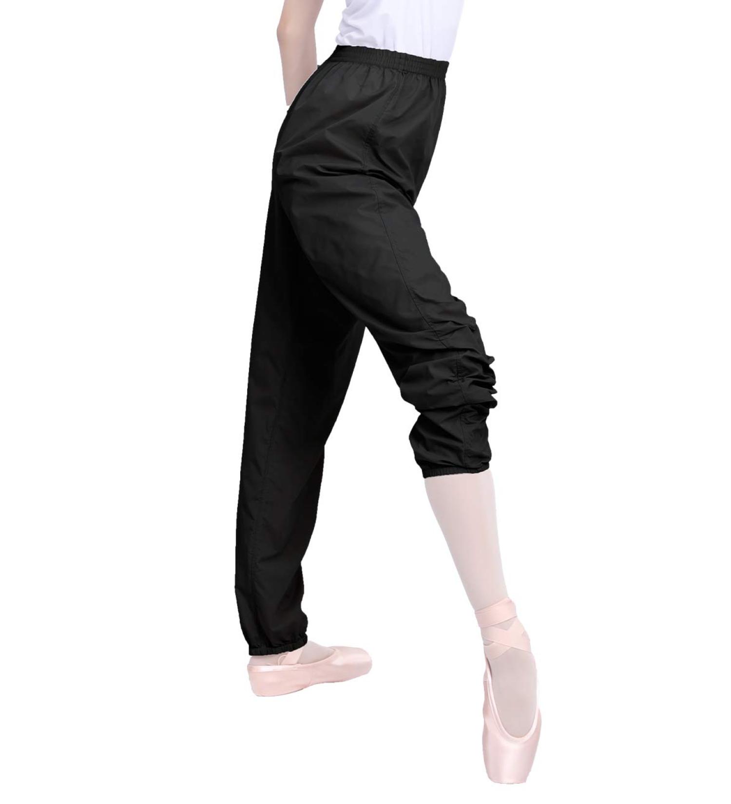 Cuulrite Women Ripstop Ballet Dance Pants - Black Medium | Thin Practice Warm Up Pants - Buy Online on GoSupps.com