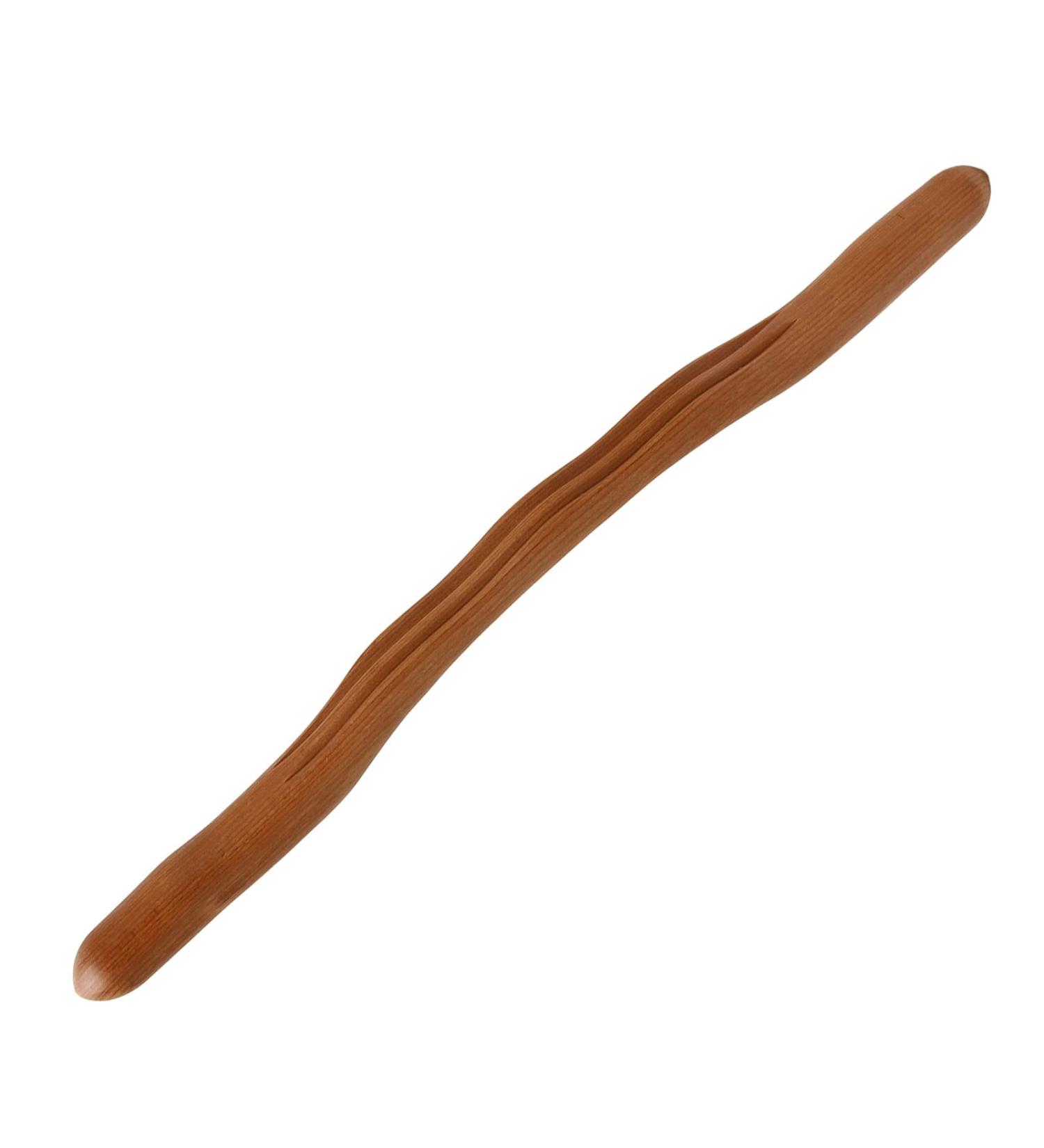 Muscle Relaxation Gua Sha Stick - Health Massage Tool for Back Belly Shoulders & Feet | Wooden Massage Roller & Acupuncture Relief - Buy Online on GoSupps.com