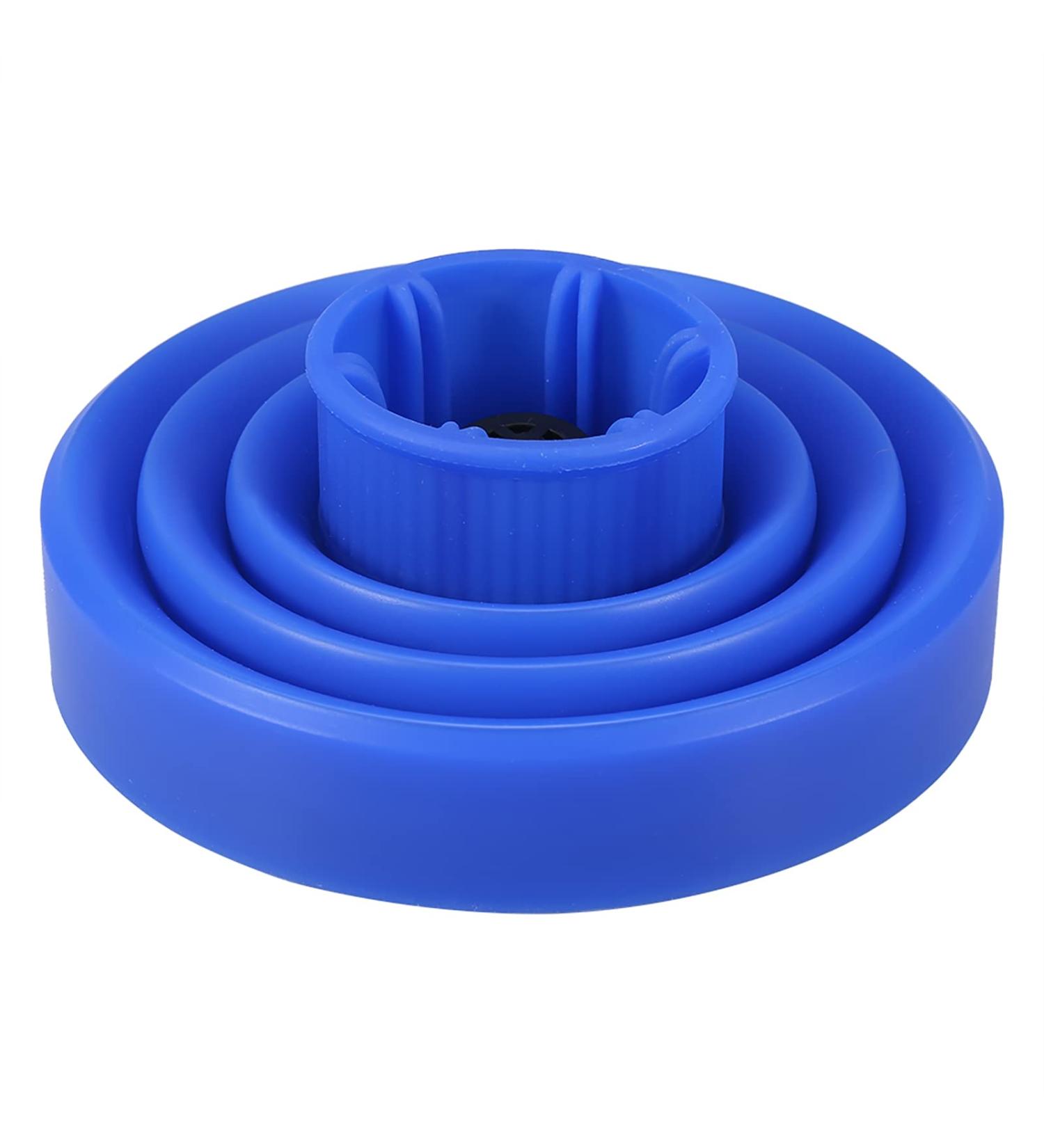 Universal Hair Diffuser for Curly Hair - Foldable Attachment in 5 Colors - Enhance Your Styling with Blue Hairdryer Diffuser Cover - Buy Online on GoSupps.com