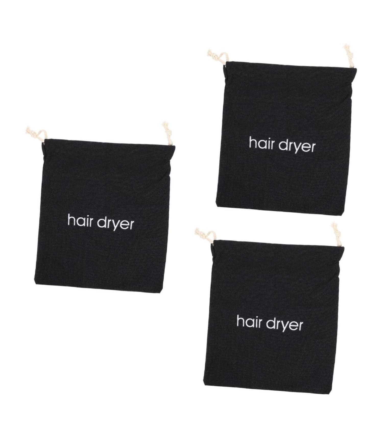 Healeved 3pcs Hair Dryer Storage Bag Hotel Storage Bag Hair Dryer Supplies Hair Dryer Bag Hair Dryer Storage Pouch Guest Room Supplies Hair Dryer Drawstring Pouch Hair Dryer Drawstring Bag - Buy Online on GoSupps.com