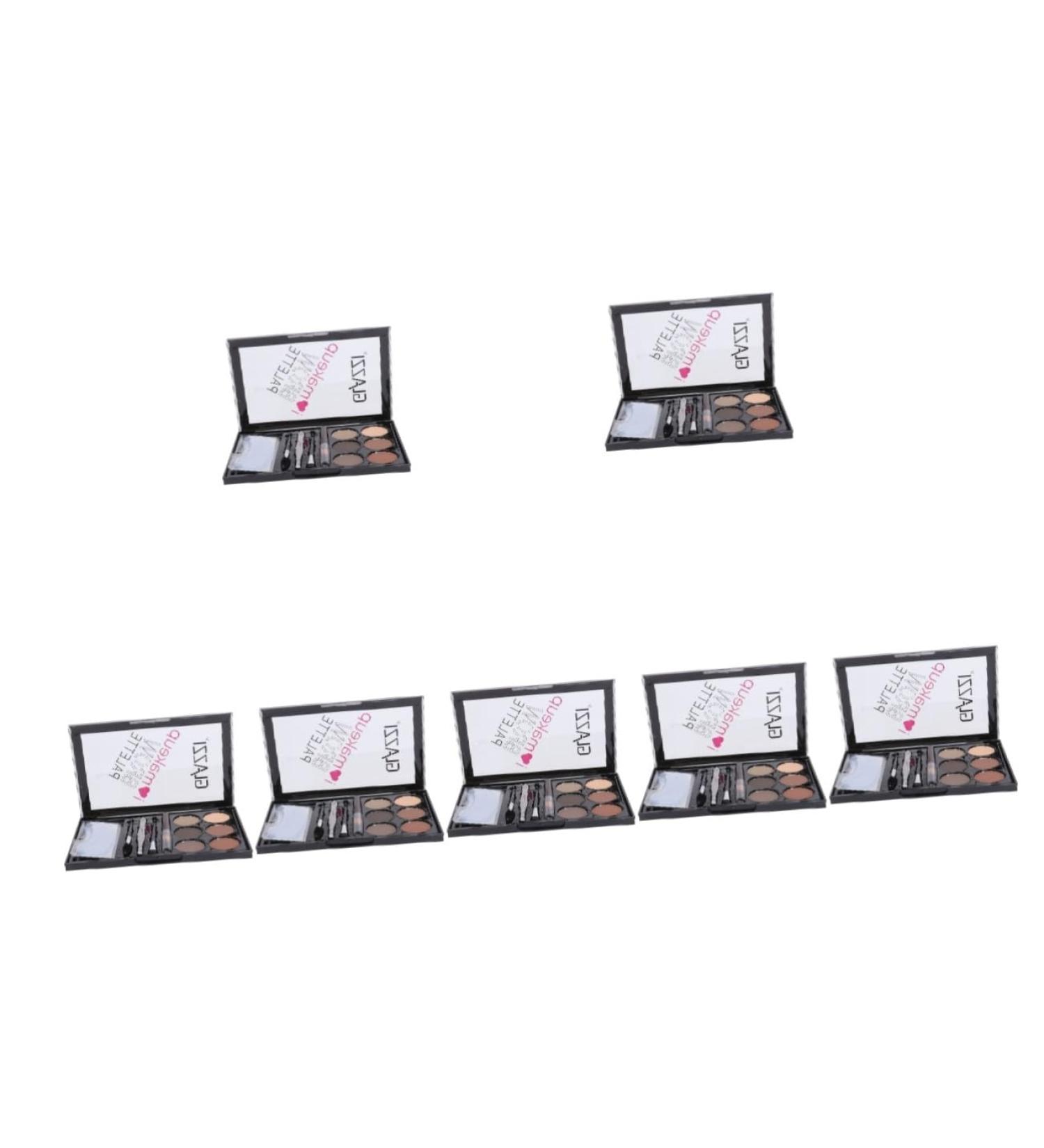 NOLITOY 7 Sets Eyebrow Powder Set Eye Brow Shaping Kit Eyebrow Brush Cosmetic Supply Eyebrow Pencil Makeup - Buy Online on GoSupps.com