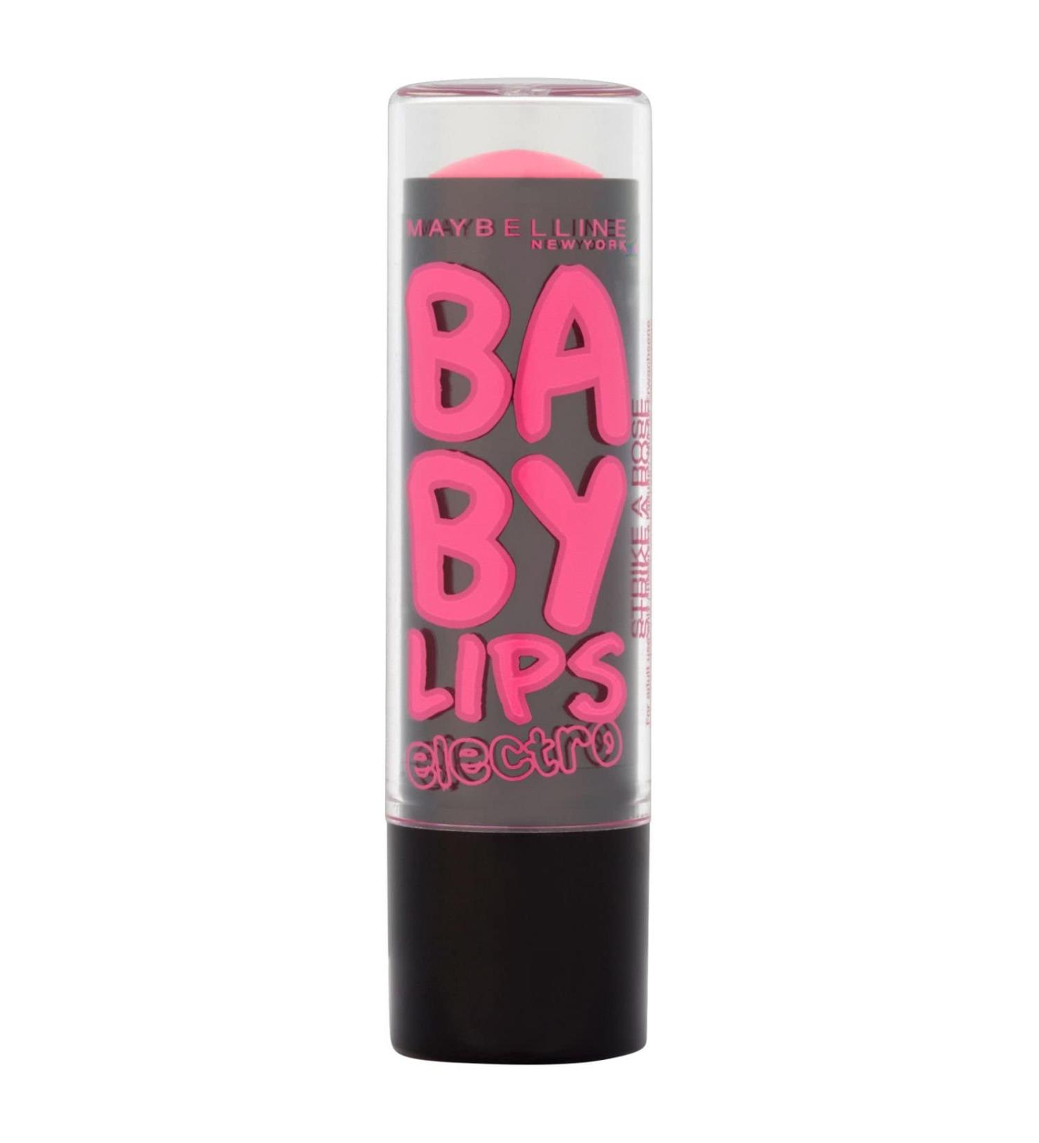 Maybelline - Baby Lips Strike A Rose 4.4 g (1 pack)