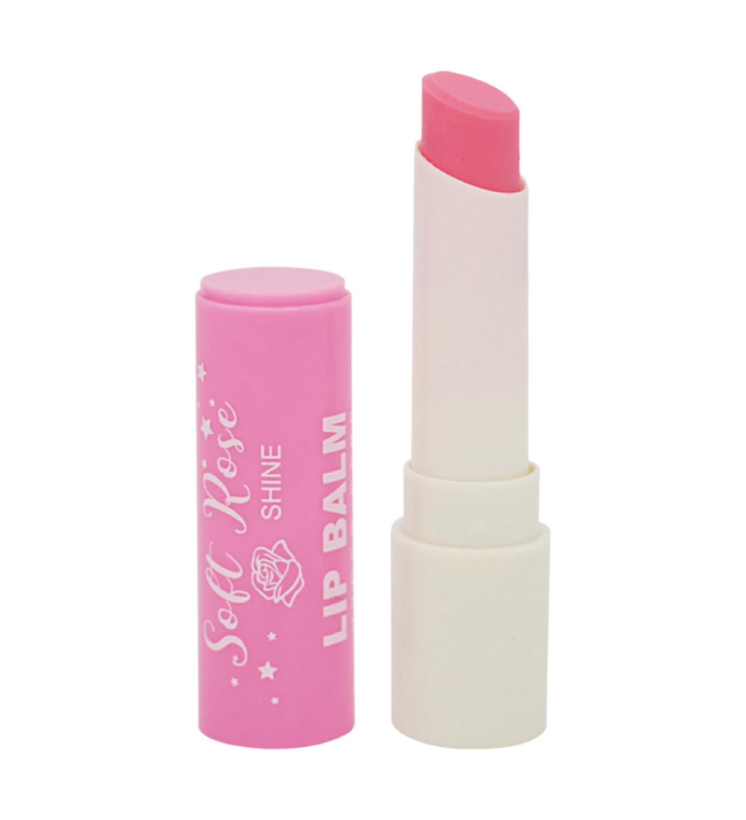 Moisturizing Lip Balm with Natural Tint Fruit Flavored Hydrating Stick for Everyday Soothing Care Rose One Size One Size Rose