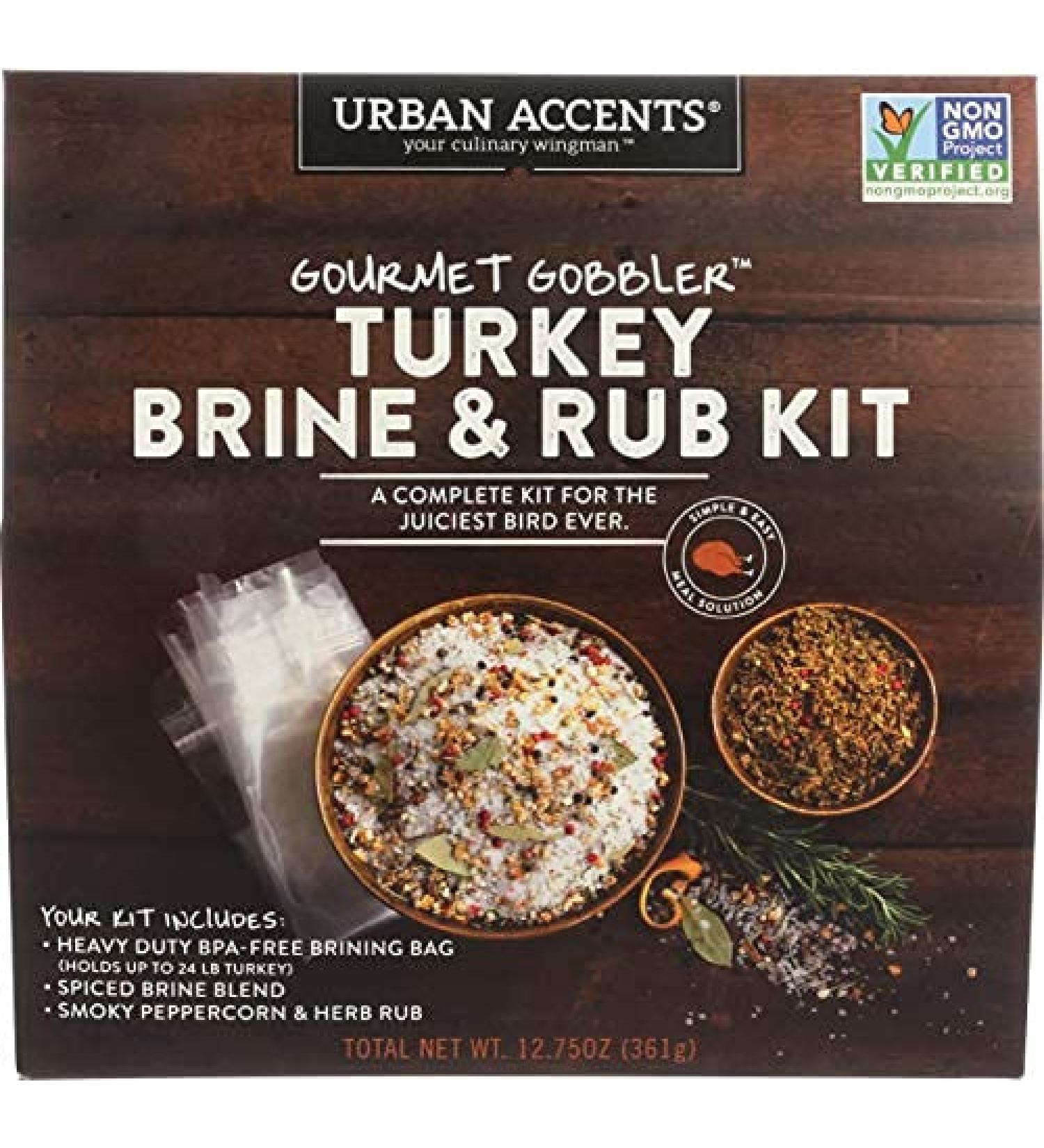Urban Accents Gourmet Gobbler Turkey Brine Kit 12.75oz - Perfect for Thanksgiving (1 Pack) - Buy Online on GoSupps.com