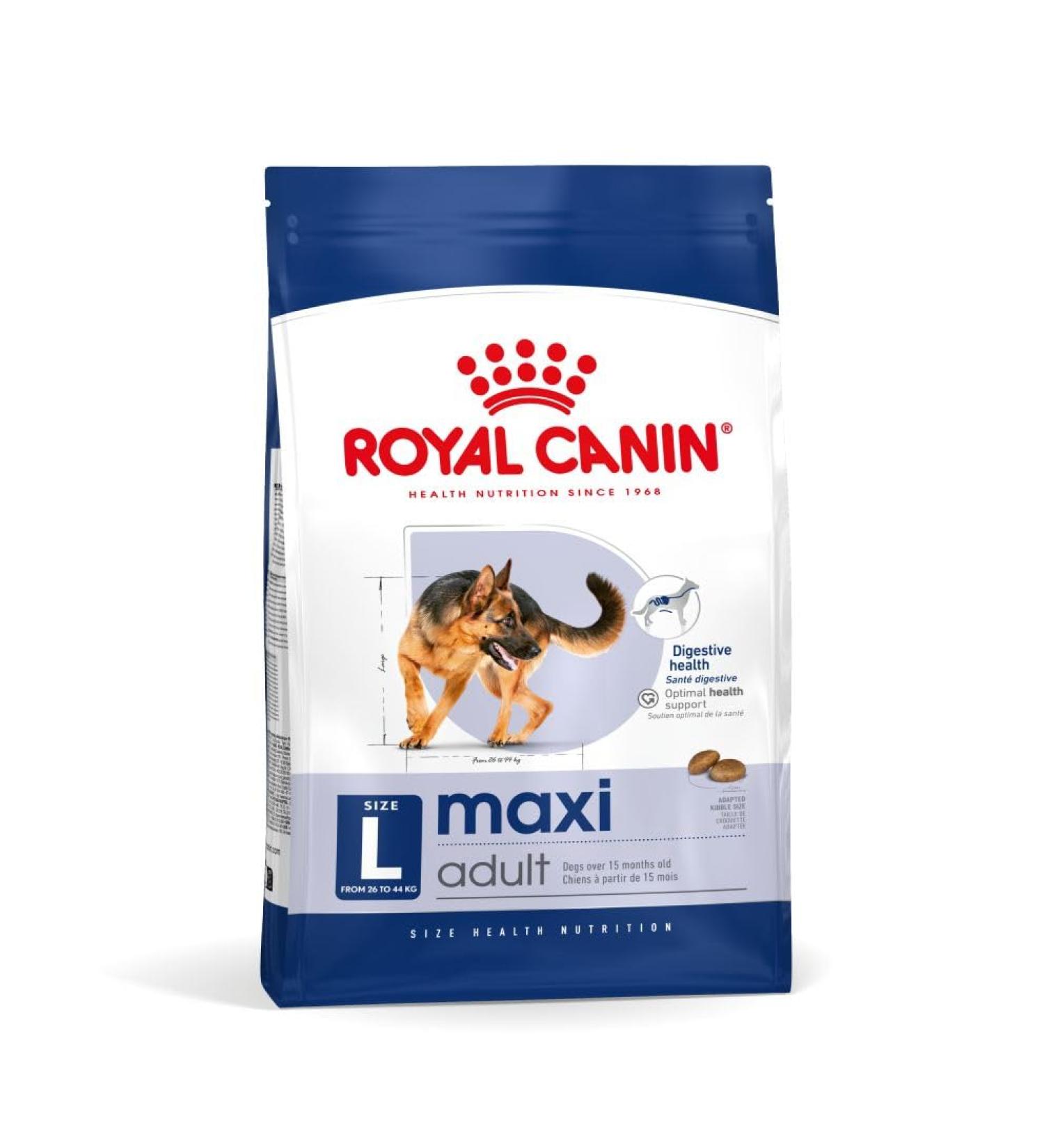 Royal Canin Dog Food Maxi Adult 4kg Chicken 4 kg (Pack of 1) - Buy Online on GoSupps.com