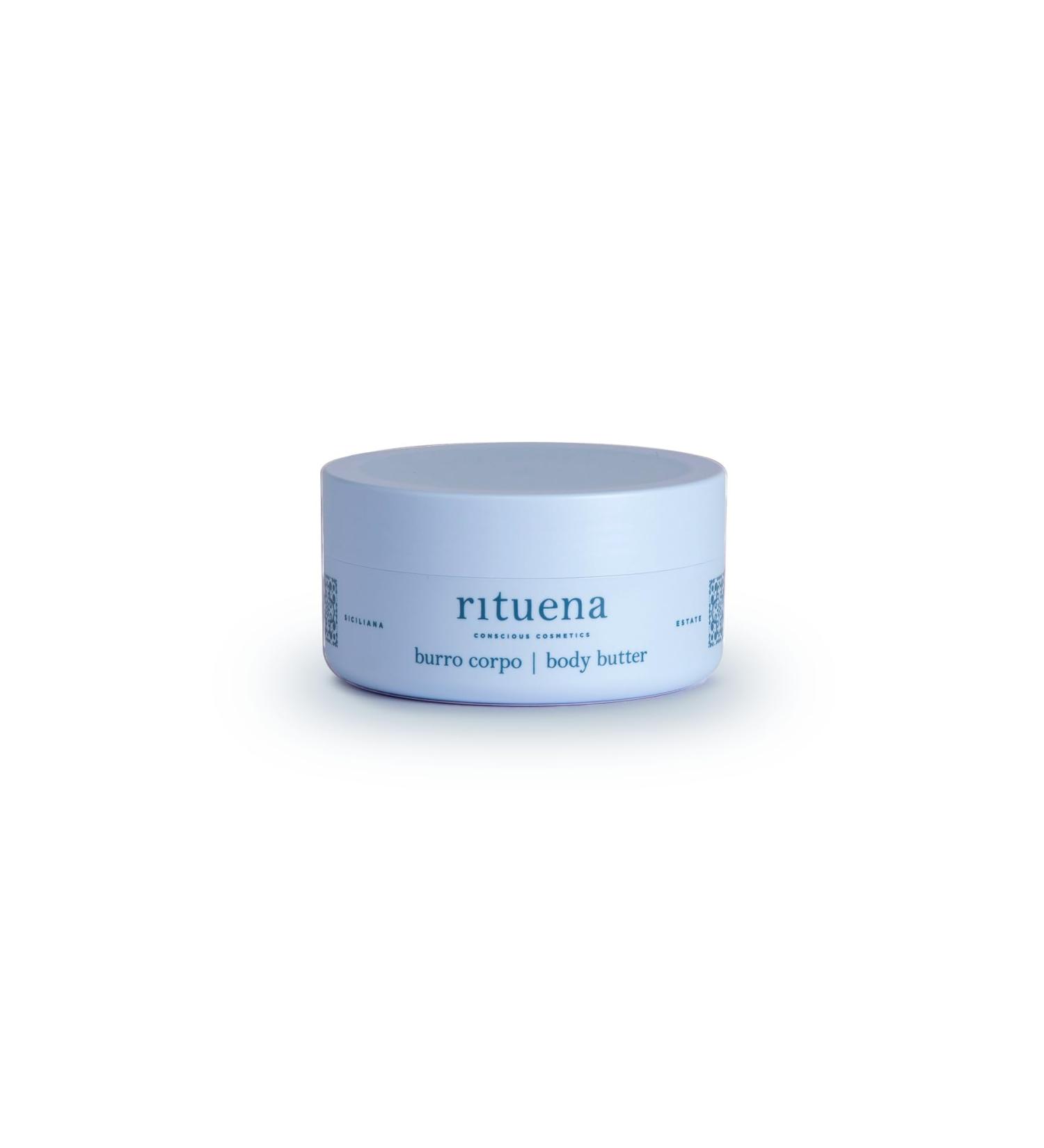 DIAMOND INTERNATIONAL Rituena | Summer Siciliana Body Butter 250 ml - Perfumed and moisturizing body butter fresh fragrance inspired by the Sicilian summer