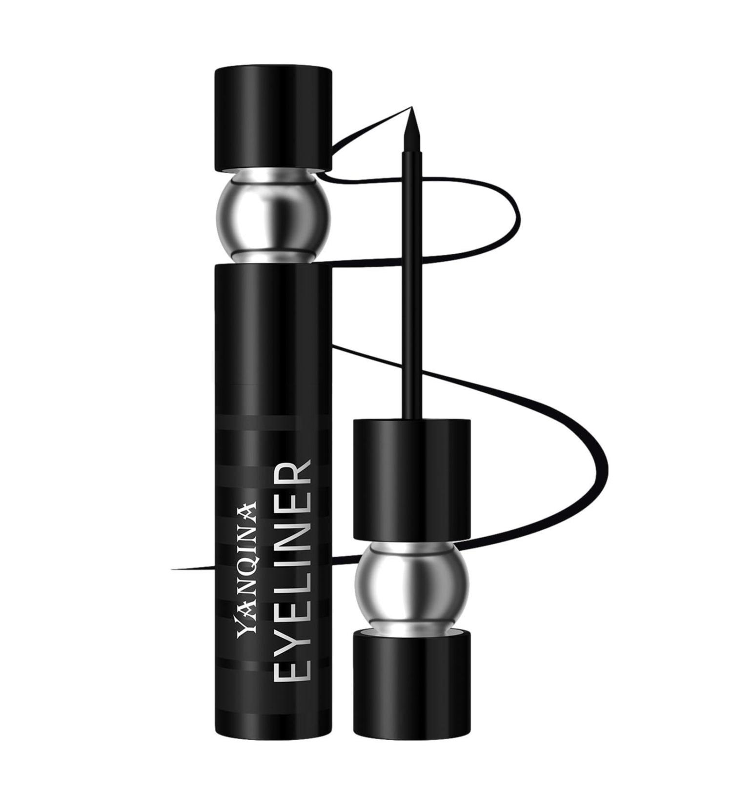 Black Eyeliner Matte Pigmented Eyeliner Liquid Liner - Long-Lasting Quick Drying Eyeliner Create Natural Bold Eye Makeup Easy to Riastvy - Buy Online on GoSupps.com