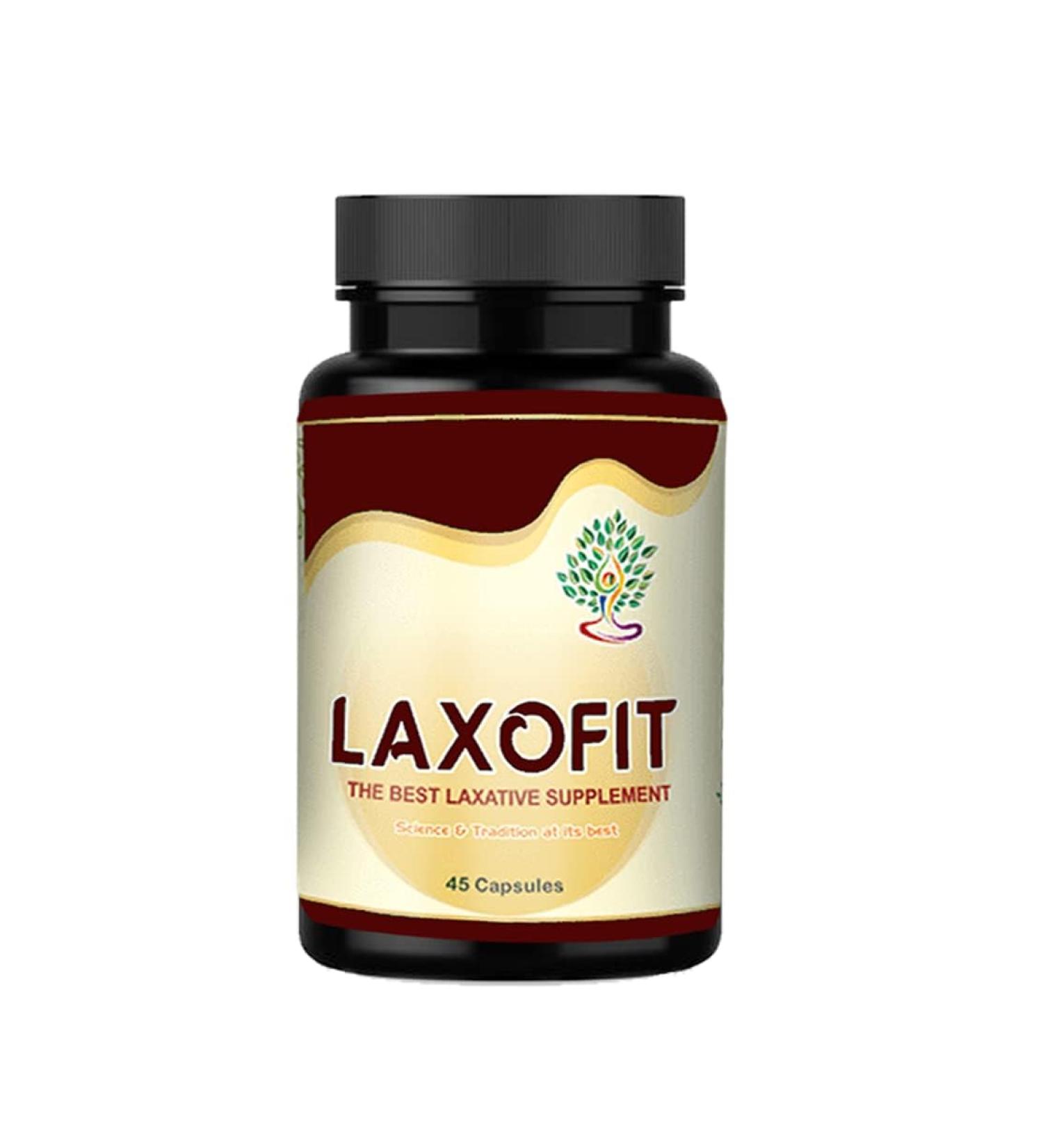 Laxofit Ayurvedic Laxatives for Constipation Relief - 45 Veg Capsules | Ministry of Ayush Approved - Buy Online on GoSupps.com