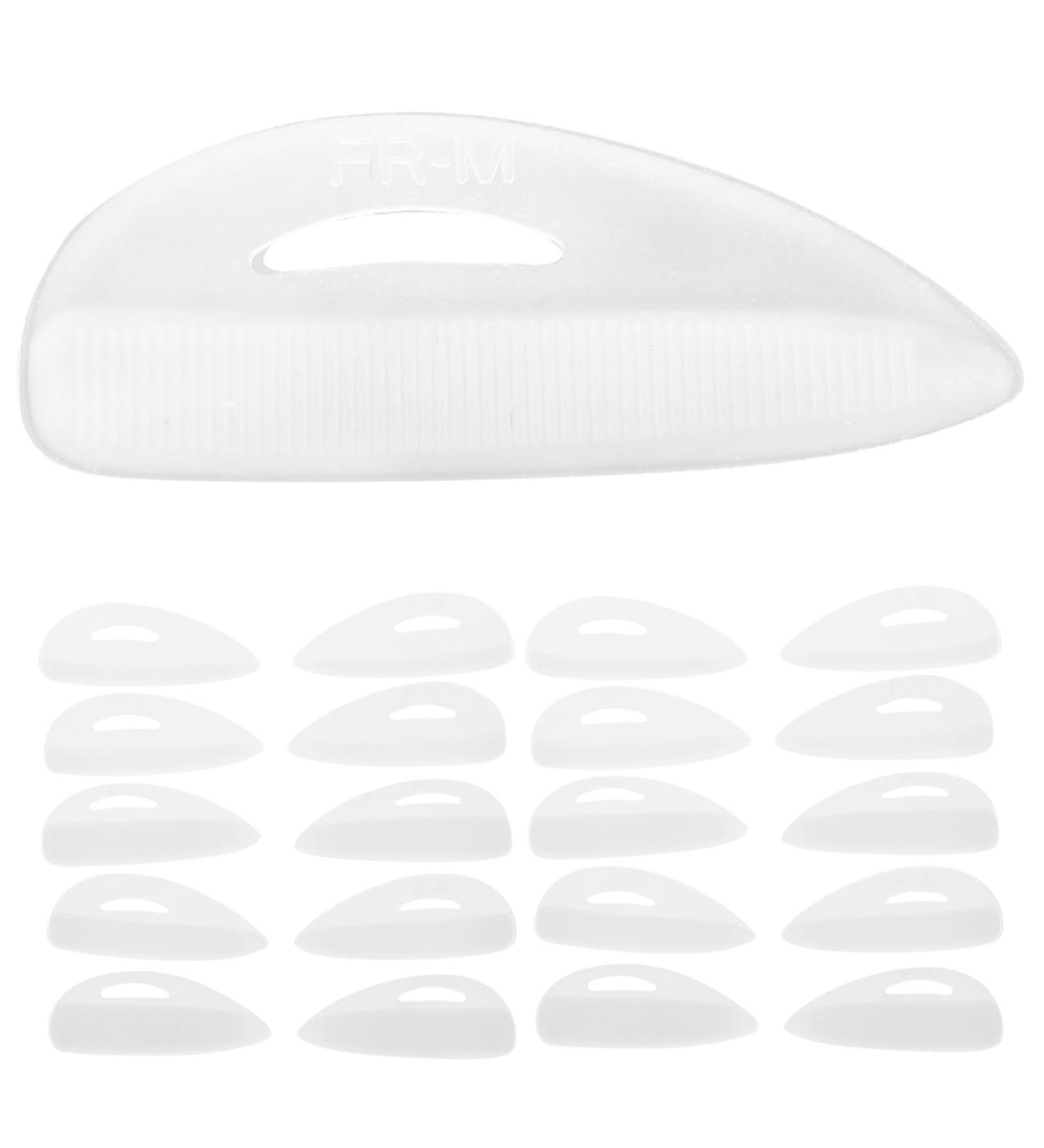 Angoily 10 Pairs Eyelash Pad Eyelash Perming Pad Silicone Gasket Lash Lift Props False Eyelash Beauty Eyelash Tools Lash Lift Rods for Women Extension Pad White Silica Gel - Buy Online on GoSupps.com