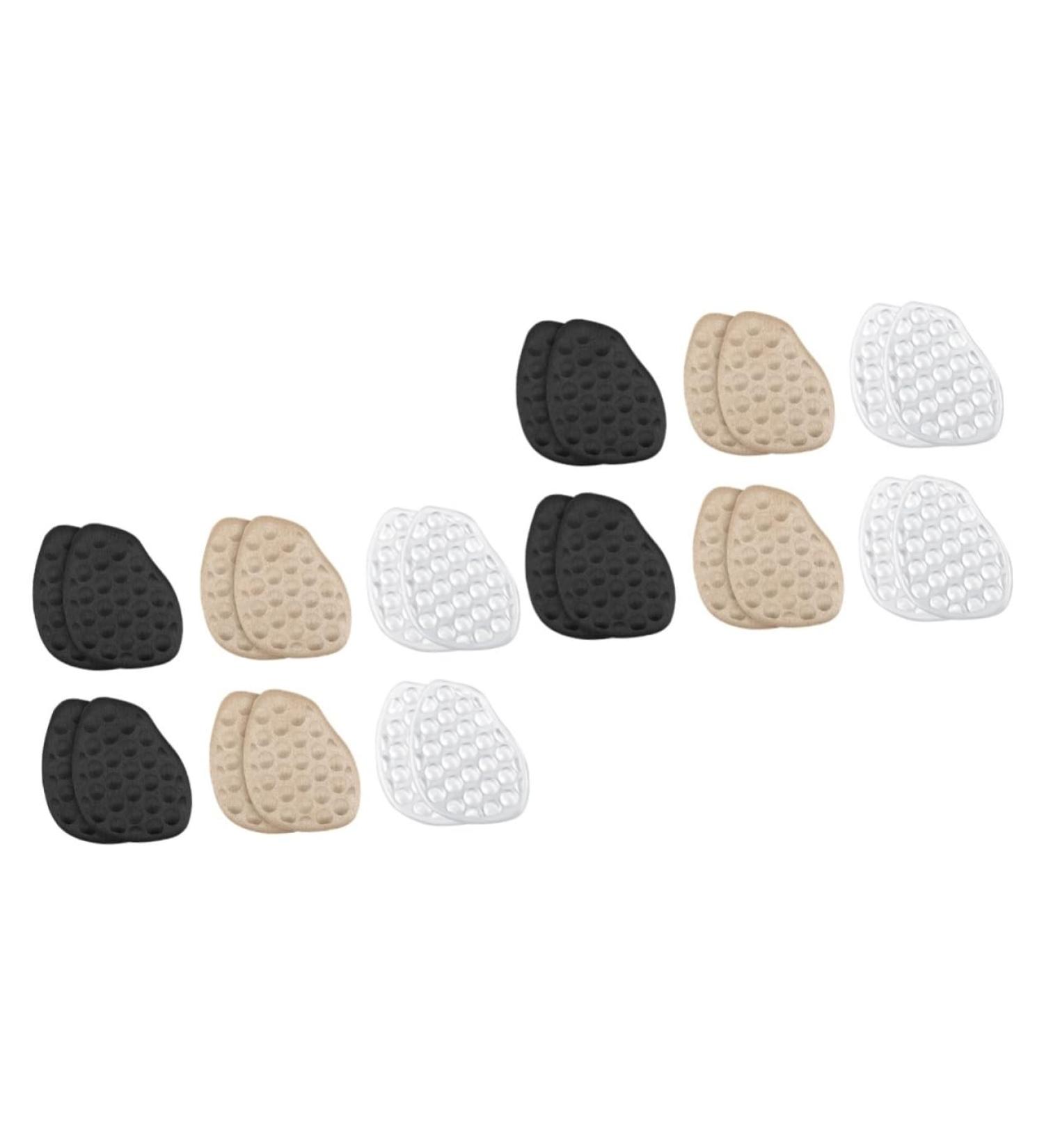 FOMIYES 12 Pairs High Heels Forefoot Pads - Cushioned Shoe Inserts & Scent Booster Beads for Women - Adhesive Flannel Damping Half Size Pads - Buy Online on GoSupps.com