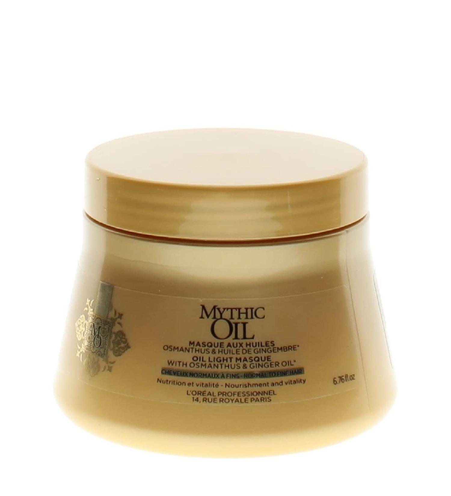 L'Or al Professionnel Paris Mythic Oil Mask Strong hair care mask for gloss & smoothness hair care enriched with oil nourishes stressed & dry hair intensively 200 ml odorless 200 ml (1 Pack)