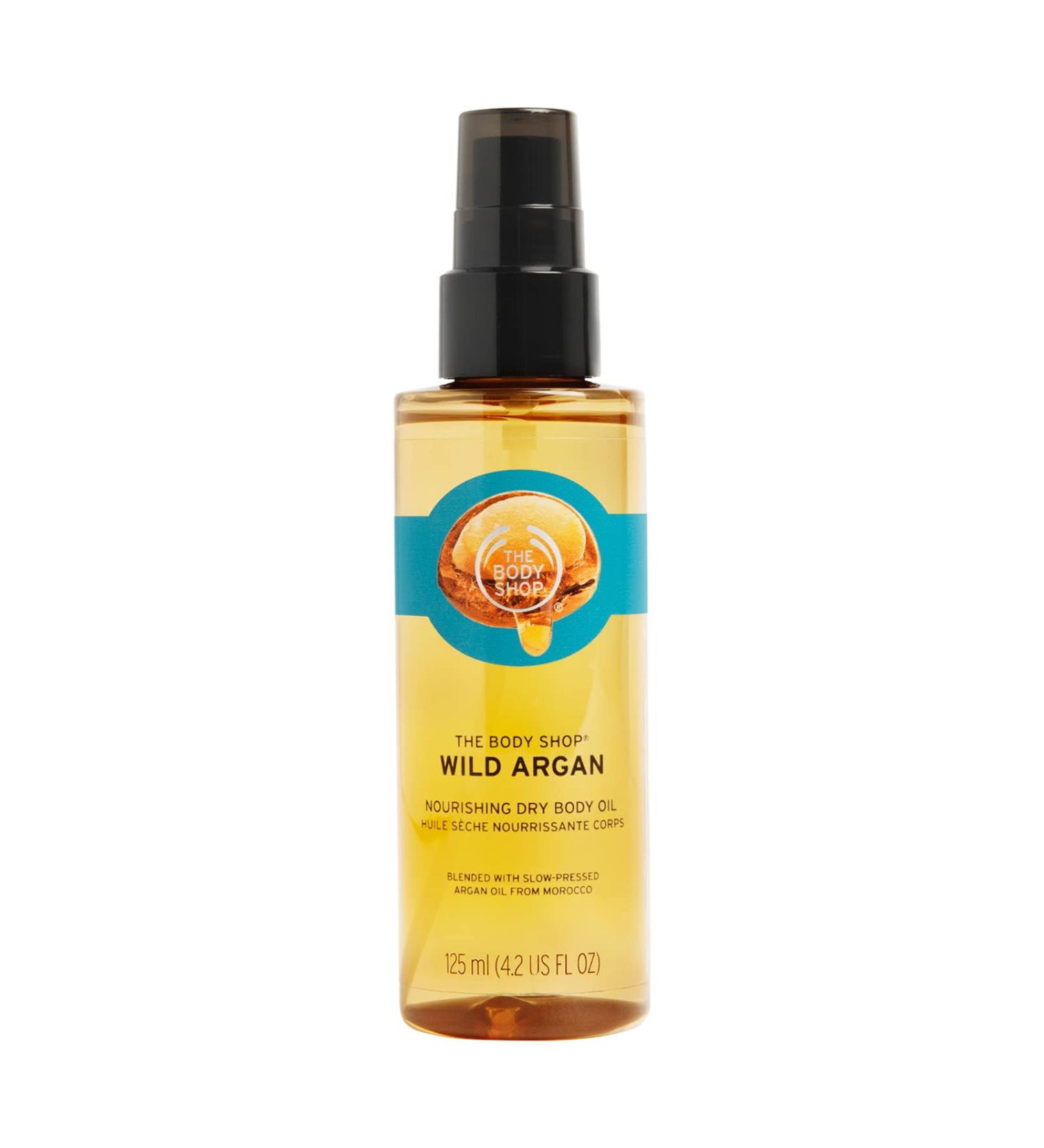 Body Shop Wild Argan Nourishing Dry Body Oil - Vegan, 3.3 oz GOLD 4.20 Fl Oz - Ideal for Dry Skin - Buy Online on GoSupps.com