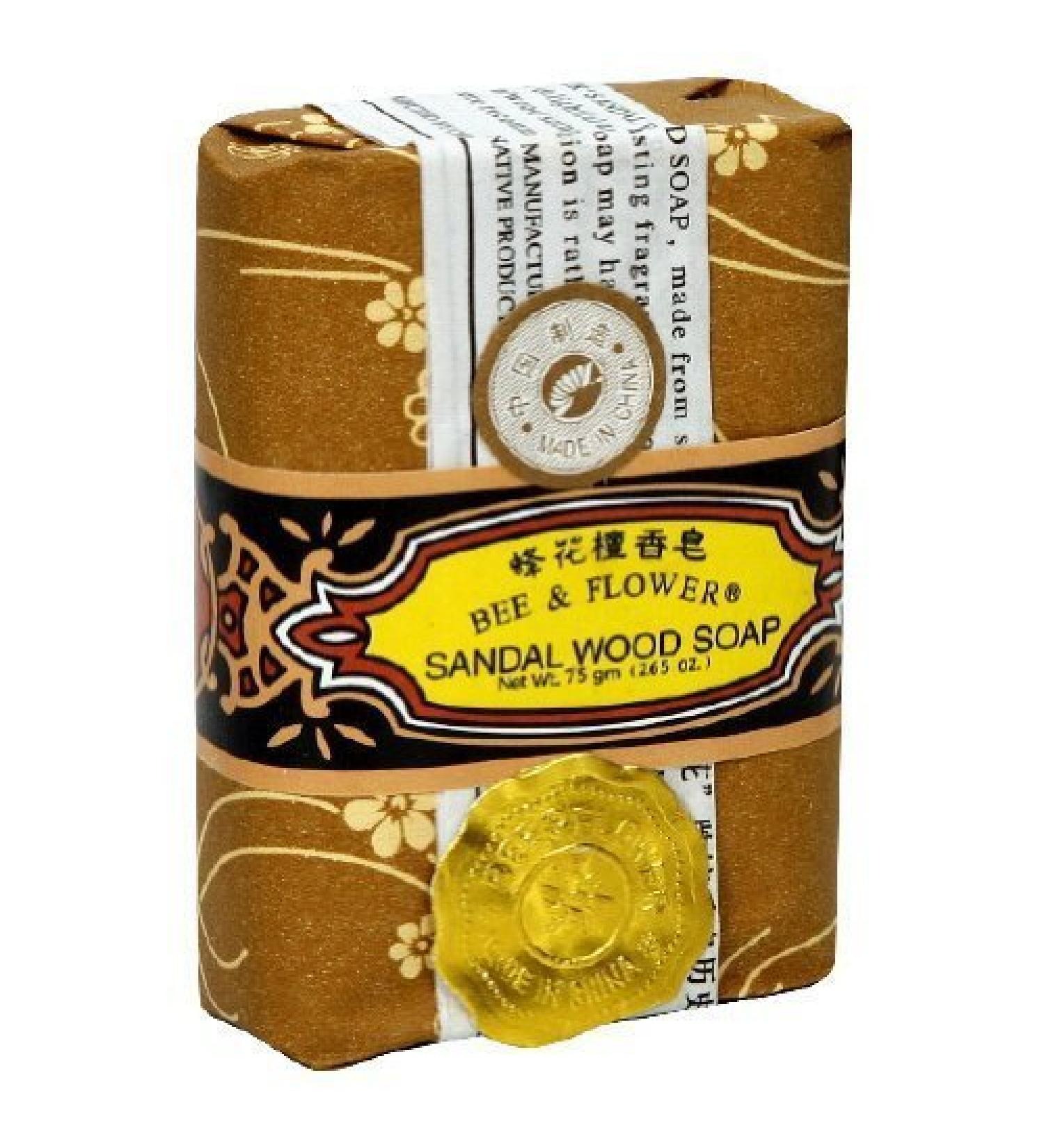 Band F Soap Sandalwood - 2 Bars (2x 2.65 Ounces) by Bee & Flower