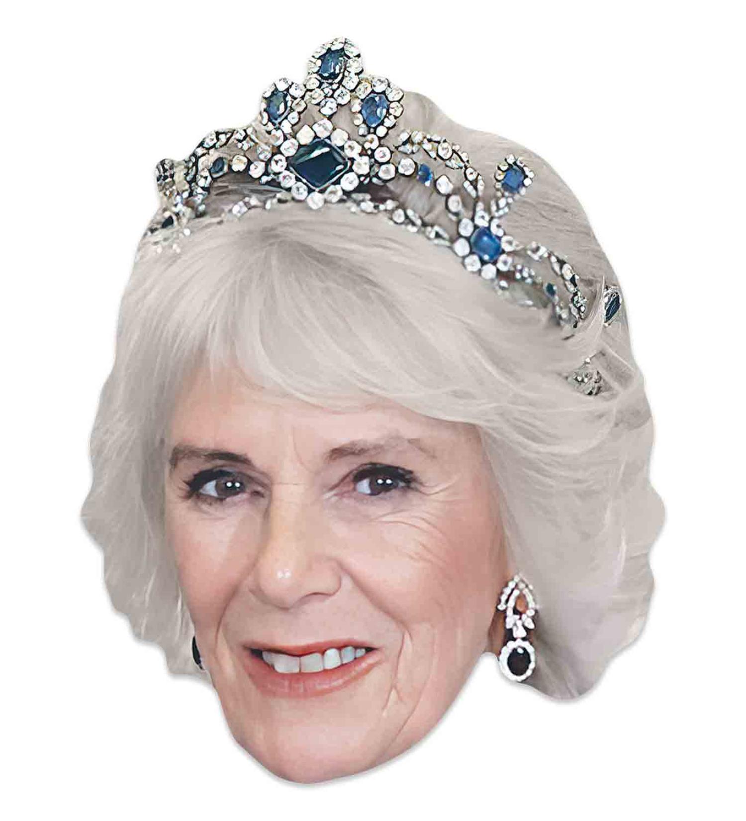 Star Cutouts SM438 Camilla Queen Consort Mask Crown - Buy Online on GoSupps.com