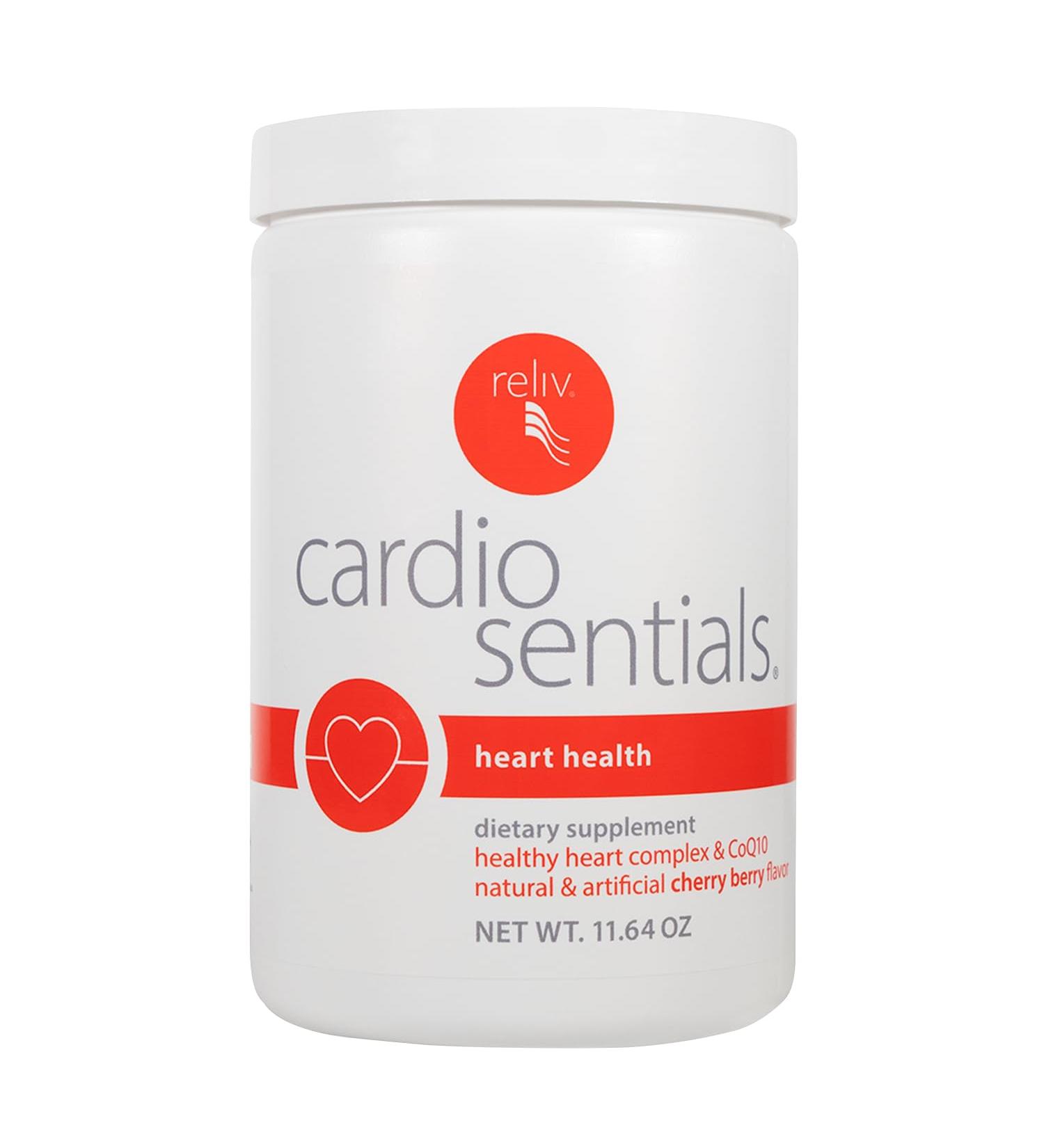 RELIV CardioSentials - Cherry Berry Flavor with Phytosterols Berry & Plant Extracts for a Healthy Lifestyle 11.64 oz - Buy Online on GoSupps.com