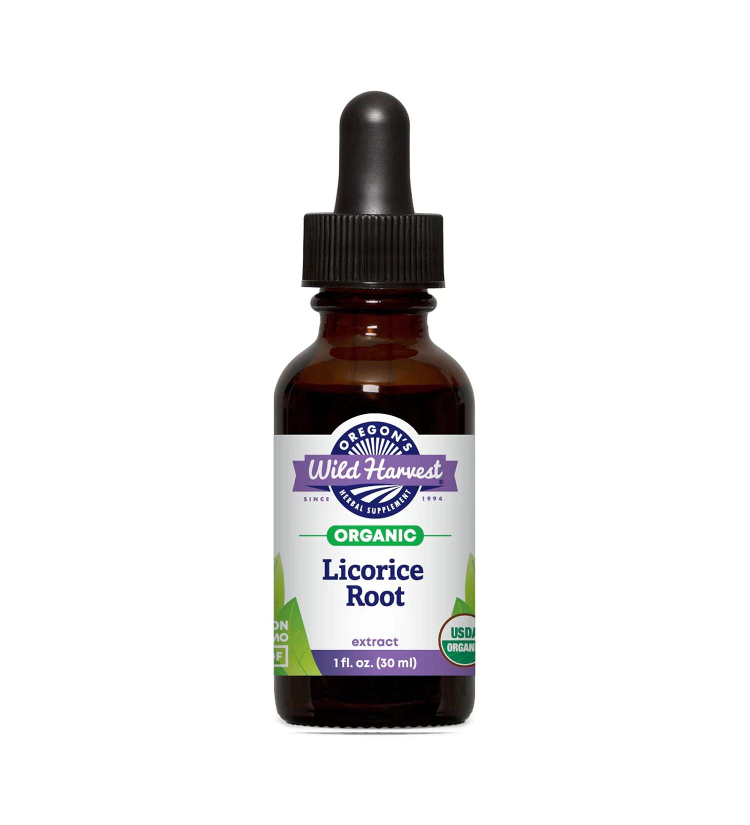 Oregon's Wild Harvest 1:4 Organic Licorice Root Extract 1 Fluid Ounce