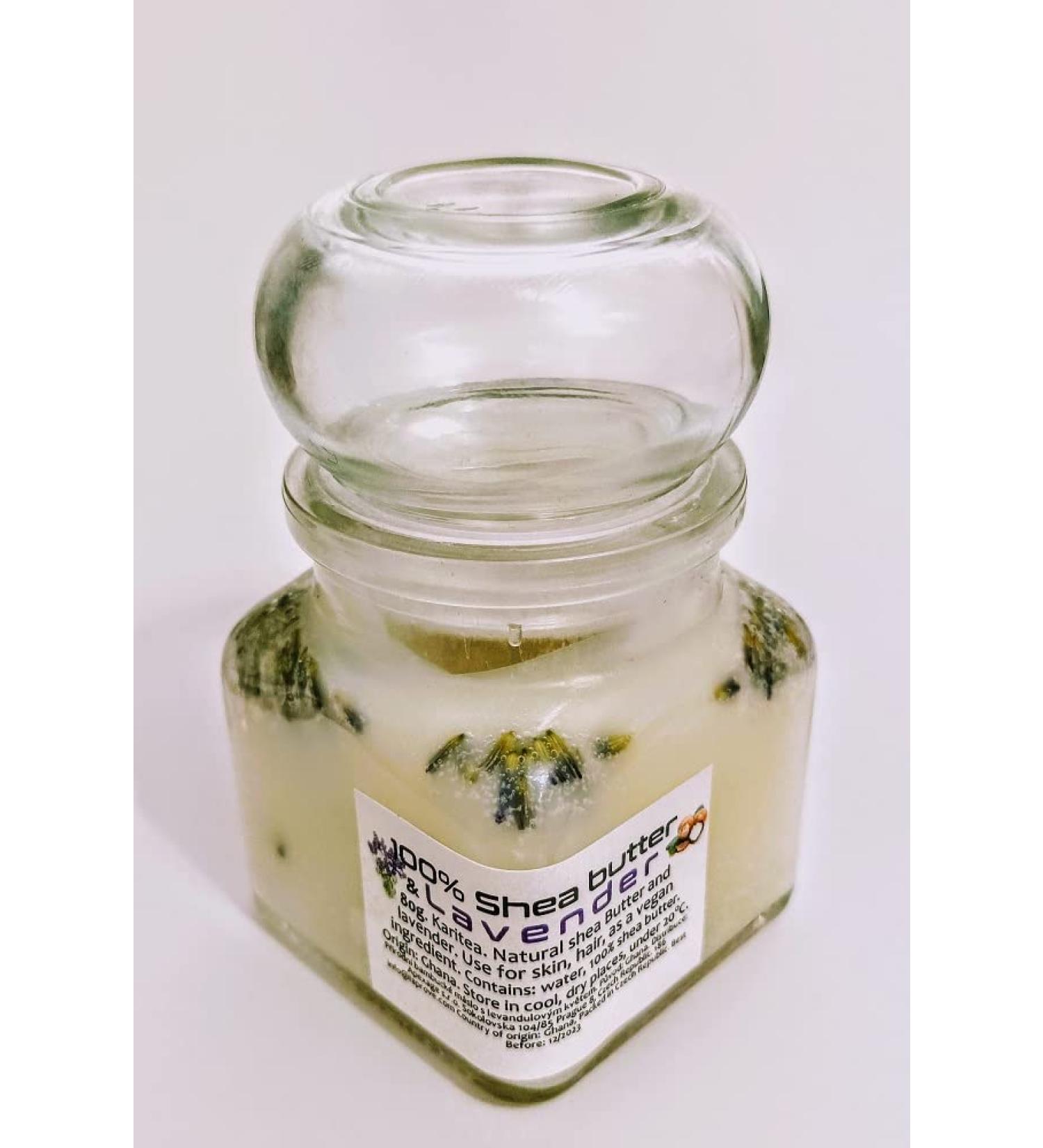 Tooludic 100 natural unrefined shea butter with 80 g lavender flowers - Buy Online on GoSupps.com