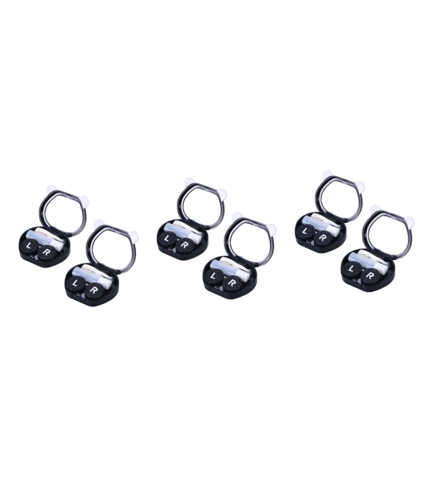 Healeved 6 PCS Colored Contact Lens Case - Panda Lens Storage Container for International Shipping - Buy Online on GoSupps.com