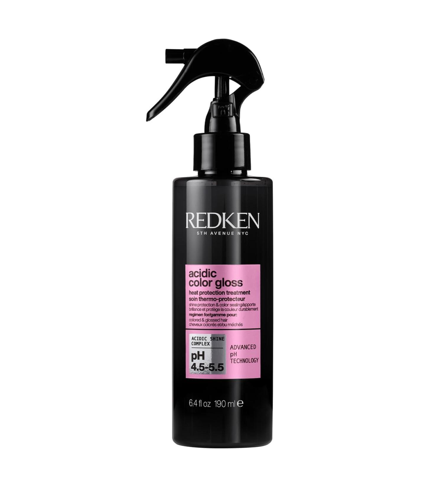 REDKEN Thermo-Protective Leave-In Treatment Colored Hair Hydrates & Protects Color Vitamin E & Arginine Acidic pH Formula Acidic Color Gloss 190ml - Buy Online on GoSupps.com
