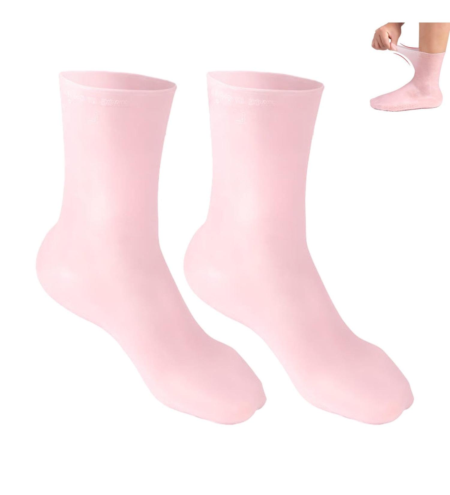 Soft Gel Long Silicone Pedicure Aloe Dry Women Moisturizing Socks Cracked Heel(S) - Buy Online on GoSupps.com