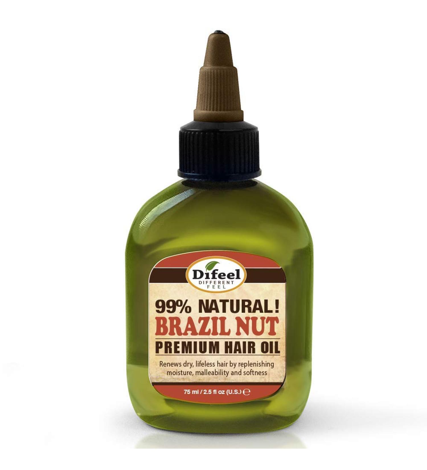 Difeel Premium Natural Deep Conditioning Hair Oil with Brazil Nut Oil - 2.5 oz (6-Pack) - Buy Online on GoSupps.com