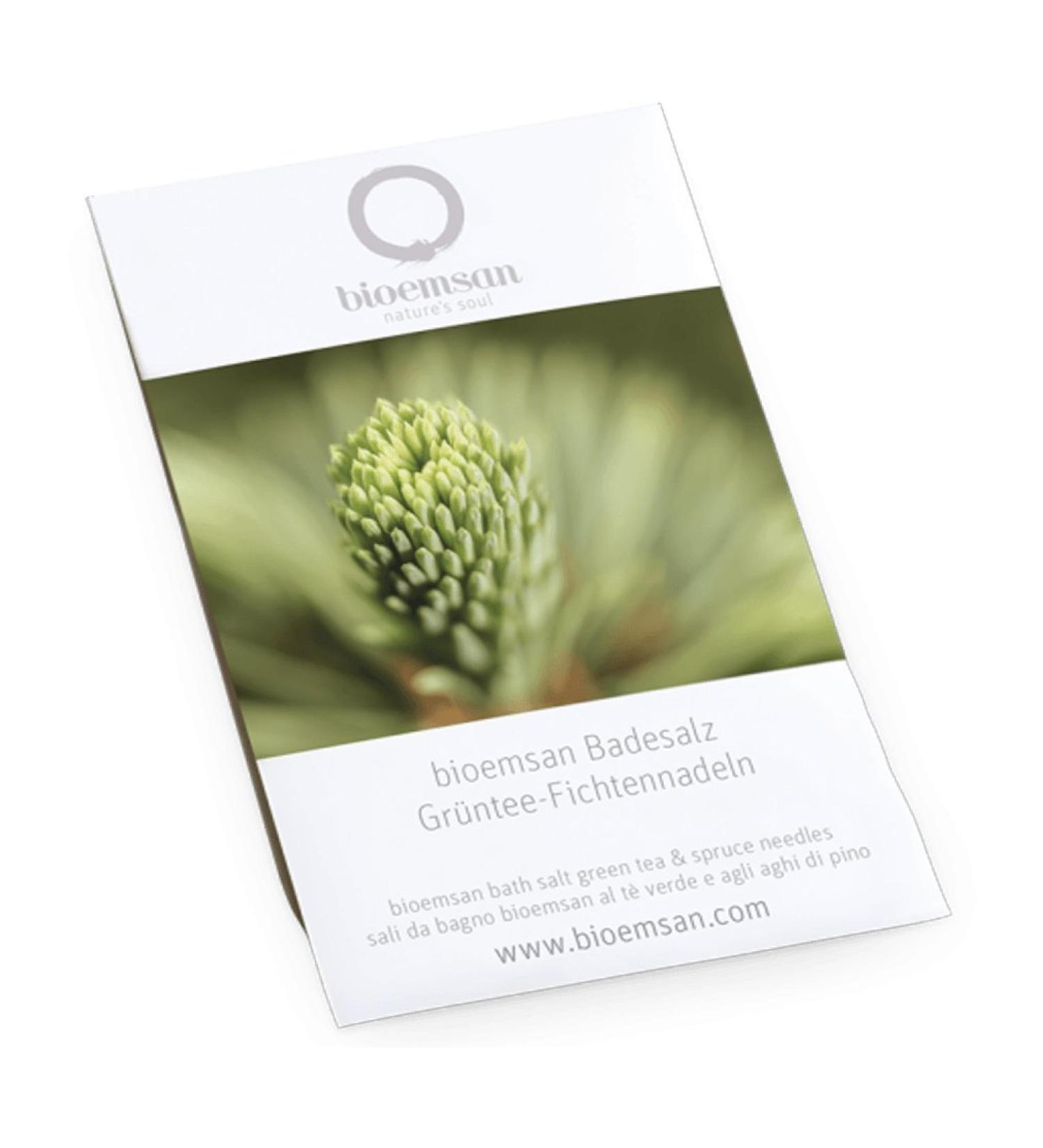 Bioemsan bathing salt green tea spruce needles