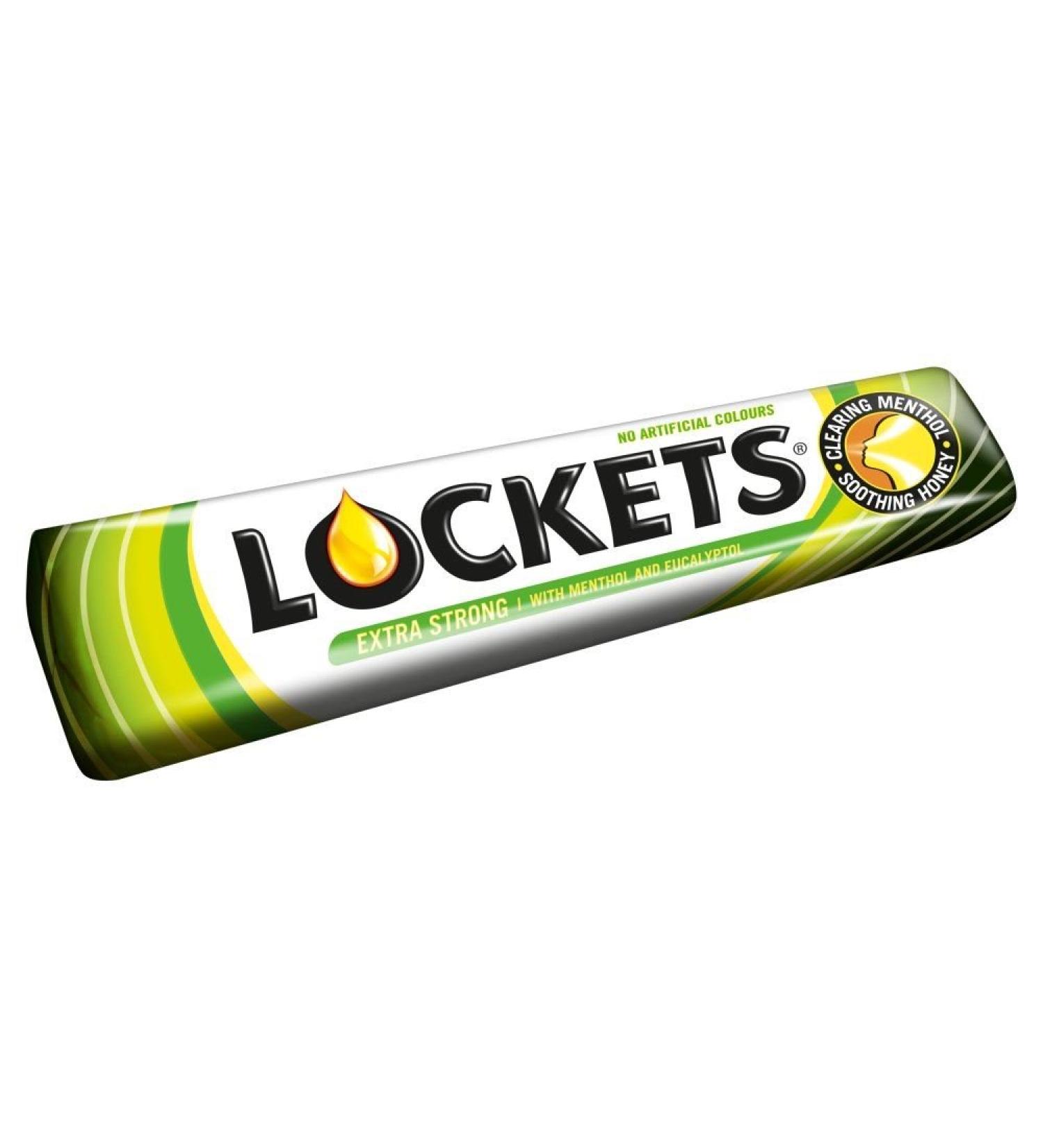 Lockets - Pastilles menthol es extra fortes - lot de 6 sticks de 41 g