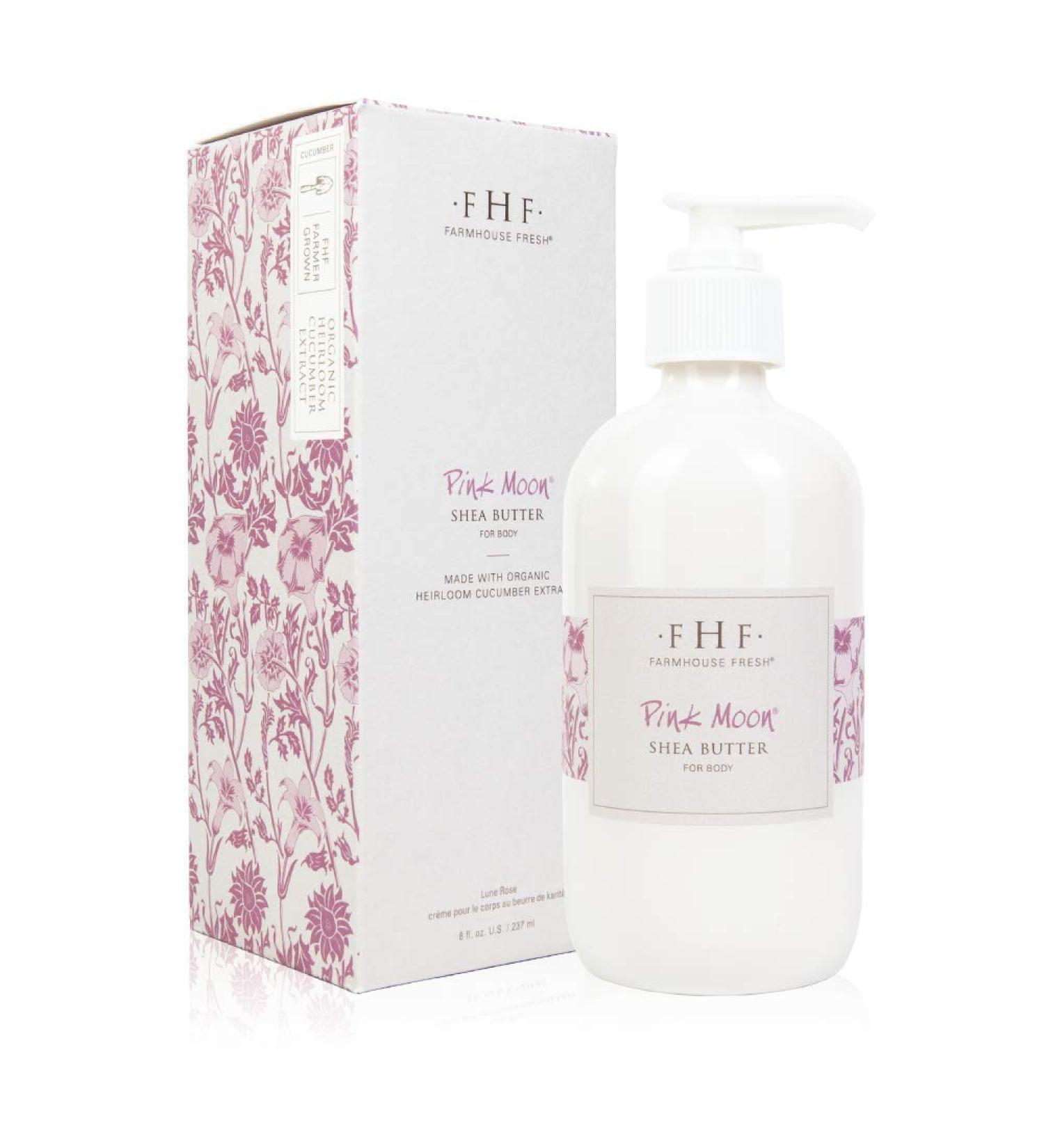 Farmhouse Fresh Pink Moon Shea Butter - 8 Fl Oz | Luxurious Hydration - Buy Online on GoSupps.com