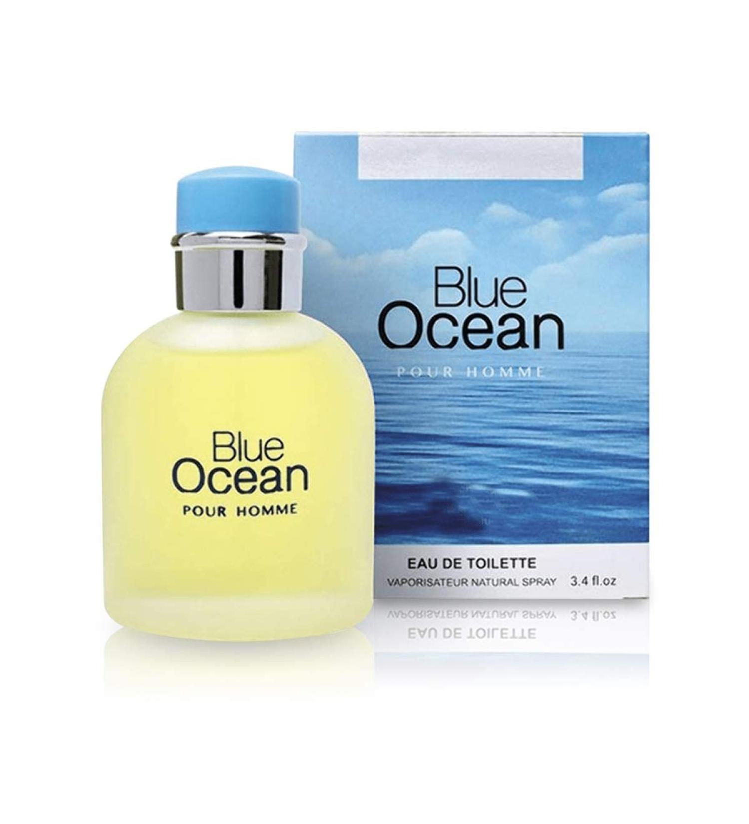 Blue Ocean Pour Homme - Eau De Toilette Spray Perfume Men's Cologne 3.4 Oz EDT 100.0 milliliters Pack of 1