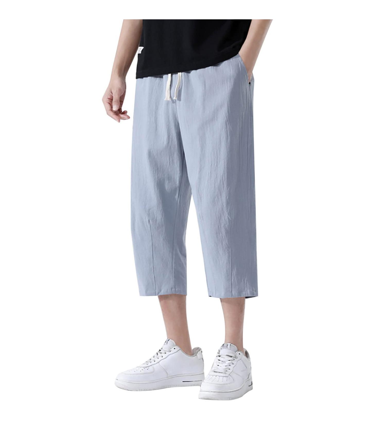 Buy CEWIFO Men's Cargo Shorts & Linen Pants - Slim Fit Comfortable Summer Wear for Men - International Shipping Available - Buy Online on GoSupps.com