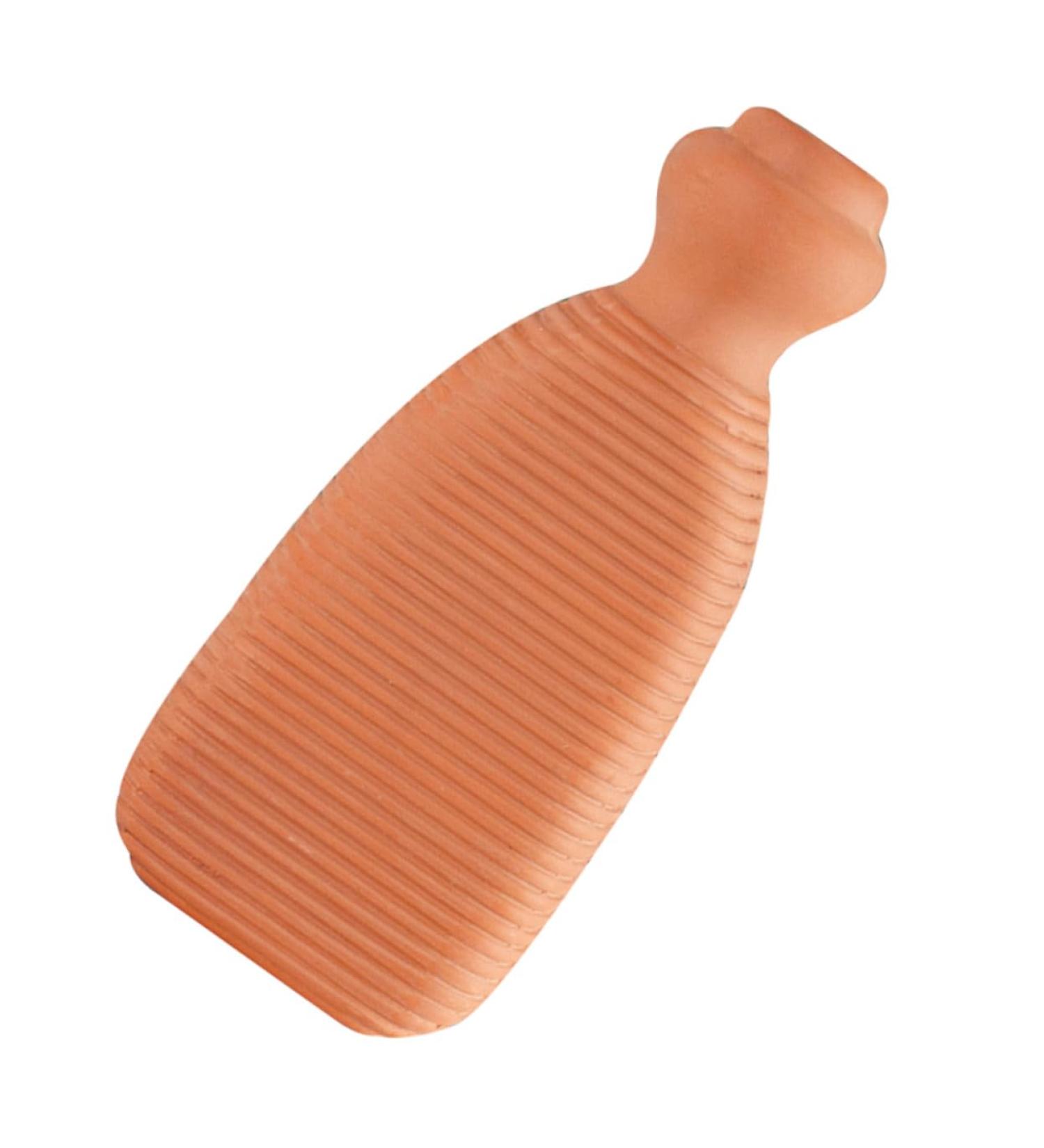 Beaupretty Pumice Stone Foot Scrubber With Natural Terracotta Clay Ergonomic Foot Massage Tool For Dead Skin Removal And Cracked Heels Portable And Easy To Use - Buy Online on GoSupps.com