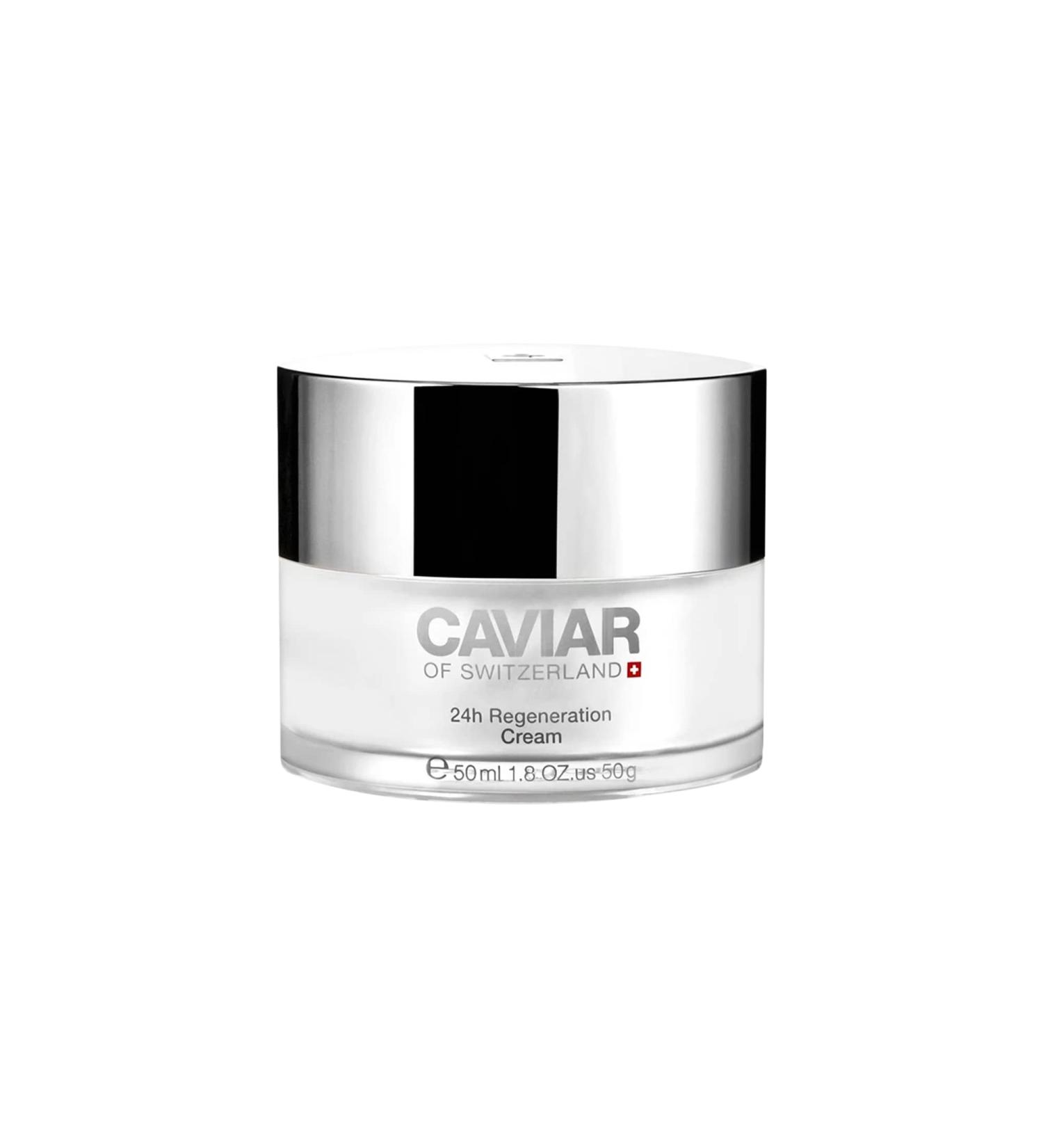 Caviar Face Moisturizer Regenerate Cream | Anti-Aging Hyaluronic Acid & Resveratrol Facial Treatment | 1.6 Oz Hydrating Cream for All Skin Types - Buy Online on GoSupps.com