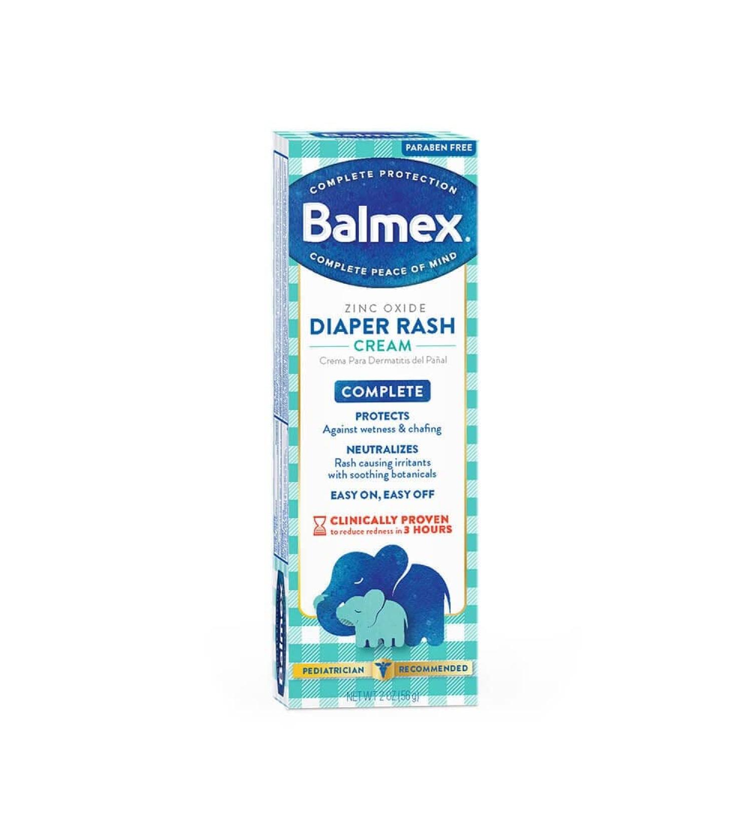 Balmex Zinc Oxide Diaper Rash Cream Advanced Formula - 2 oz (Pack of 3) | Best for Baby's Skin Protection - Buy Online on GoSupps.com