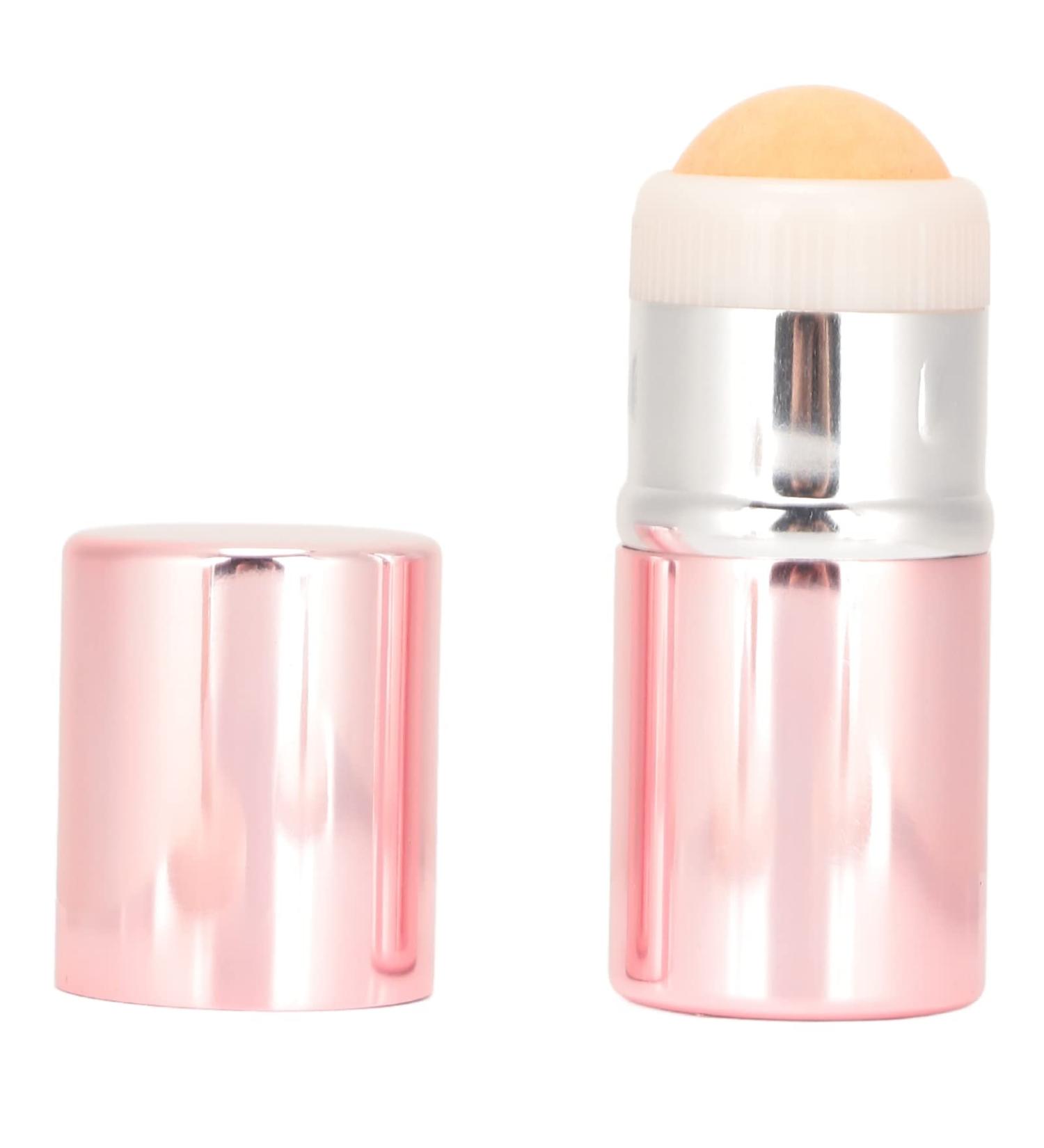 Verdant Touch Oil Control Roller Oil Absorbing Face Roller Aluminium Alloy Shell Volcanic Oil Control Roller for Skin Care Pink - Buy Online on GoSupps.com