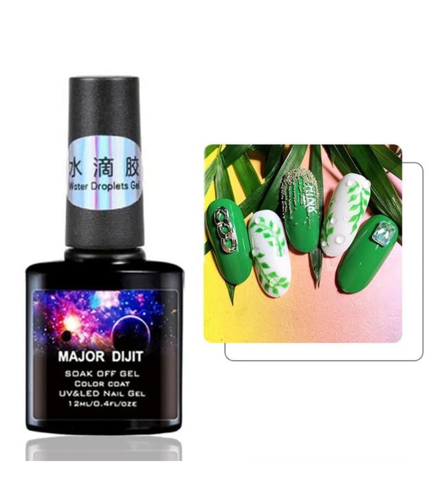 12ml Water Droplets Gel Soak Off UV Gel Pure Nail Polish Creativity Varnish Lacquer Manicur - (Color: Transparent) - Buy Online on GoSupps.com