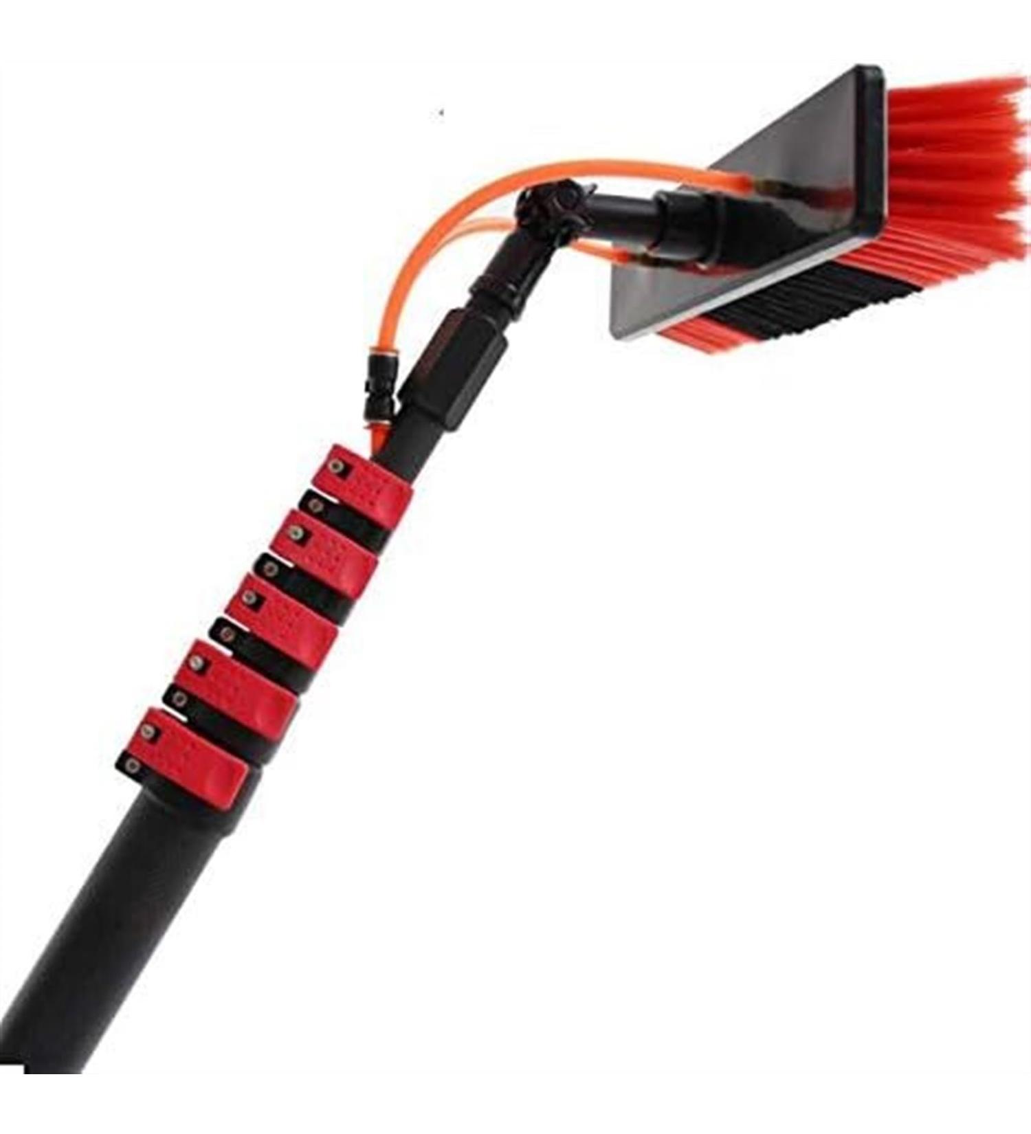 Water Fed Window Cleaning Pole Aluminum Alloy Water Fed Telescopic Brush For Window Cleaning Trucks Cleaning System & Washing Tool (Size : 30FT/9M) - Buy Online on GoSupps.com